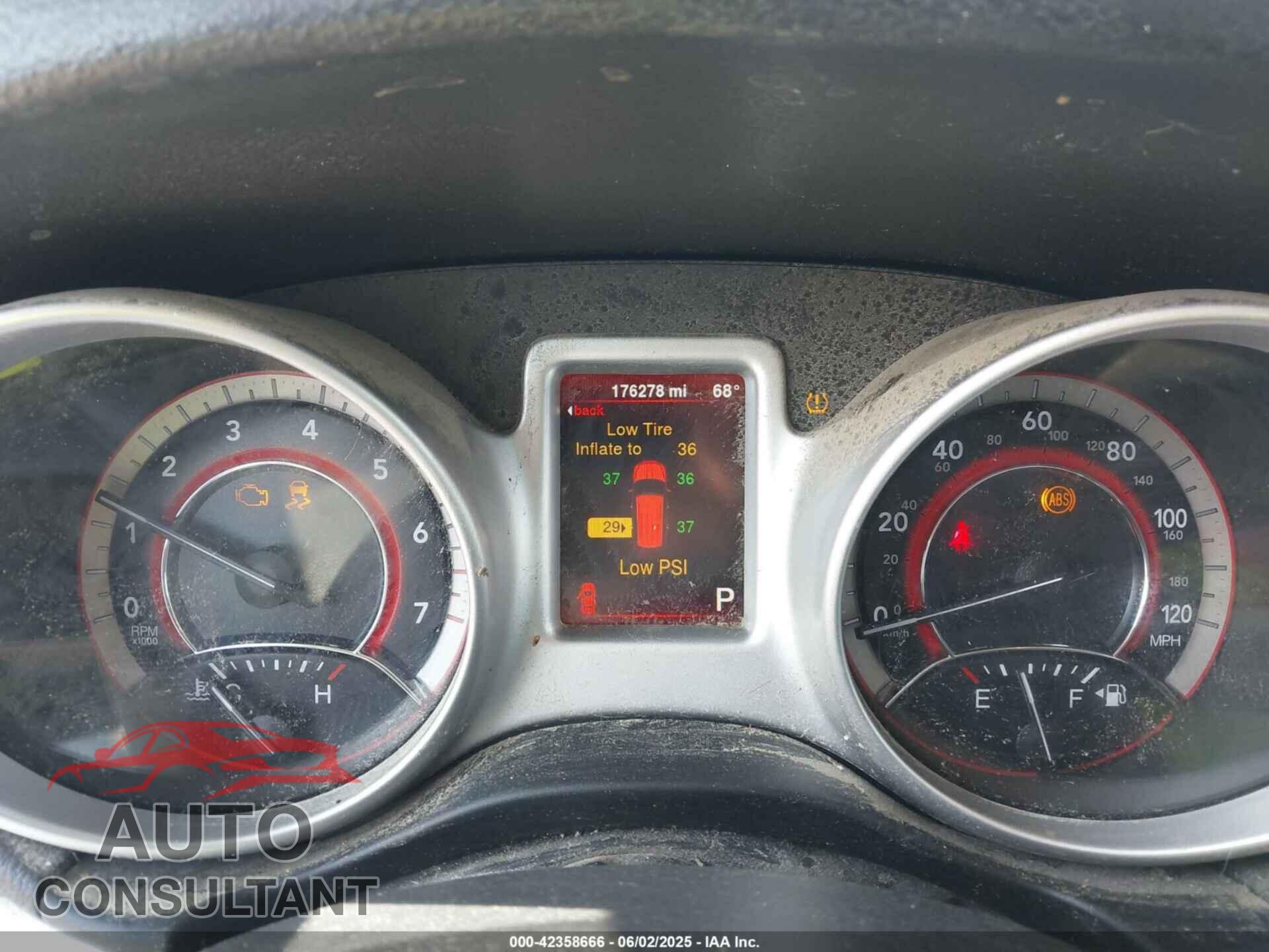 DODGE JOURNEY 2015 - 3C4PDCBG5FT668662