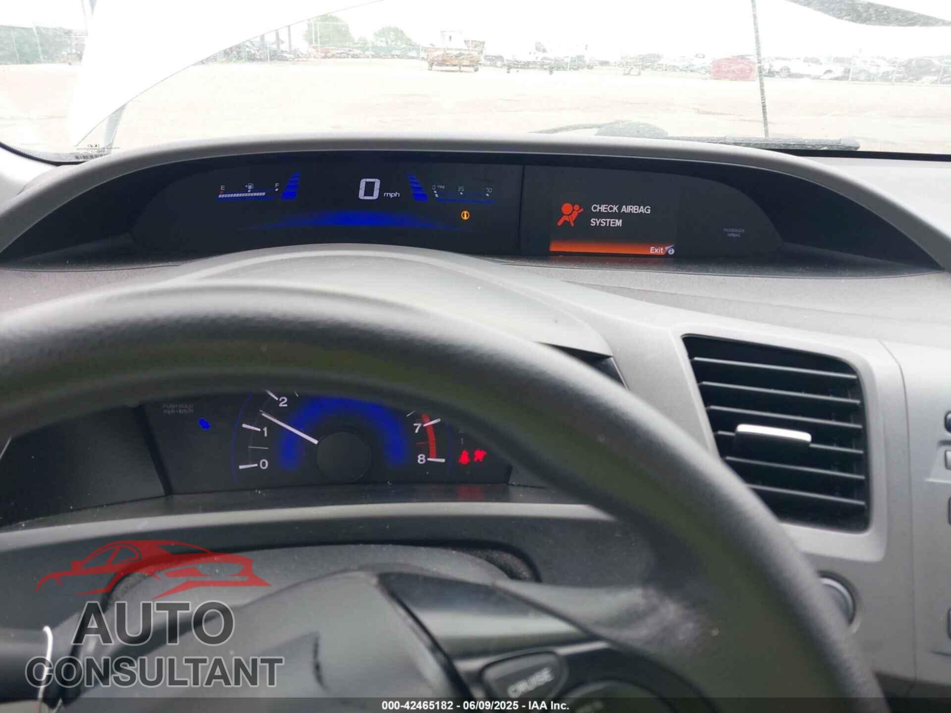 HONDA CIVIC 2012 - 2HGFB2F5XCH327946