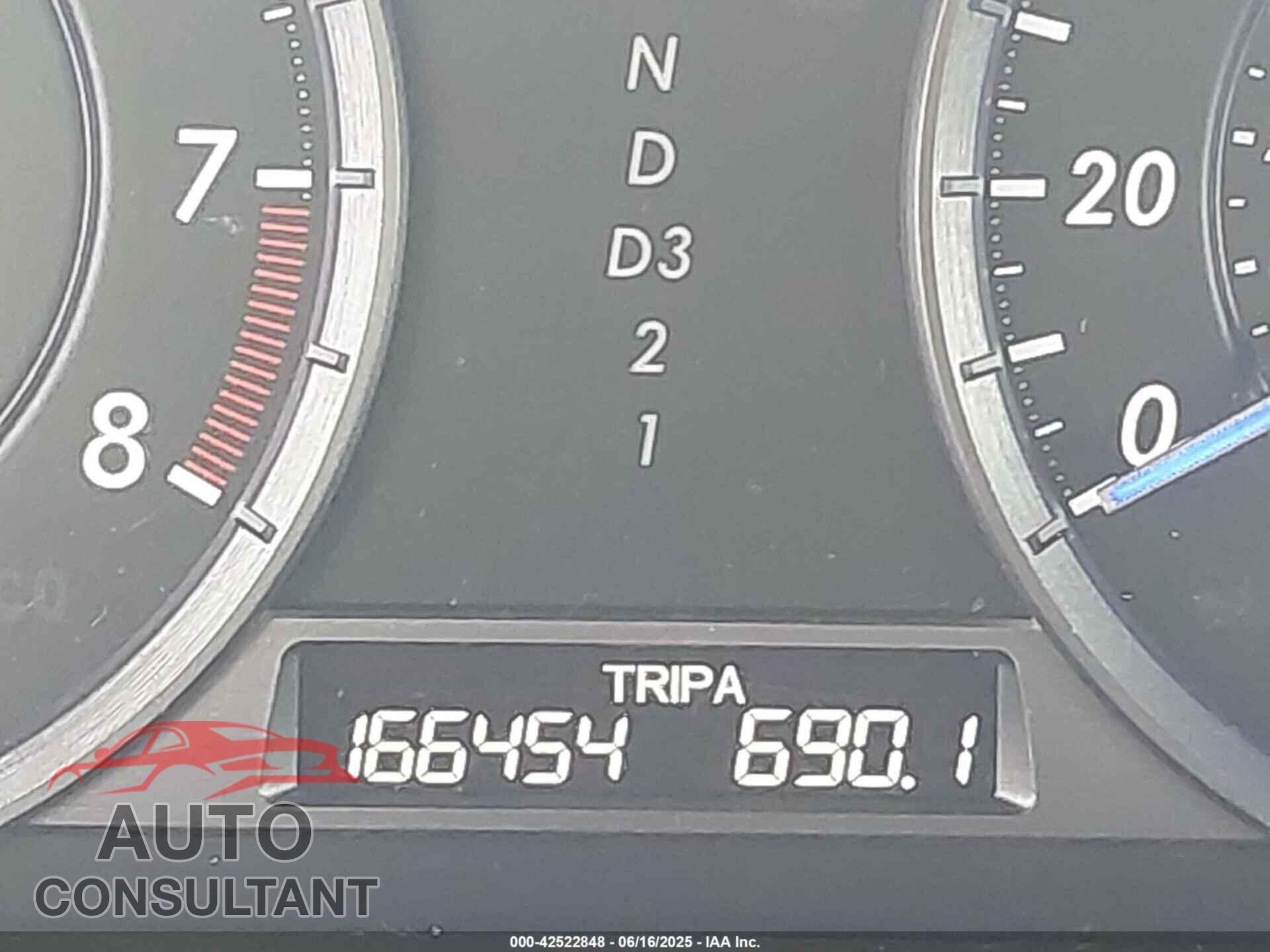 HONDA CROSSTOUR 2012 - 5J6TF3H56CL001373