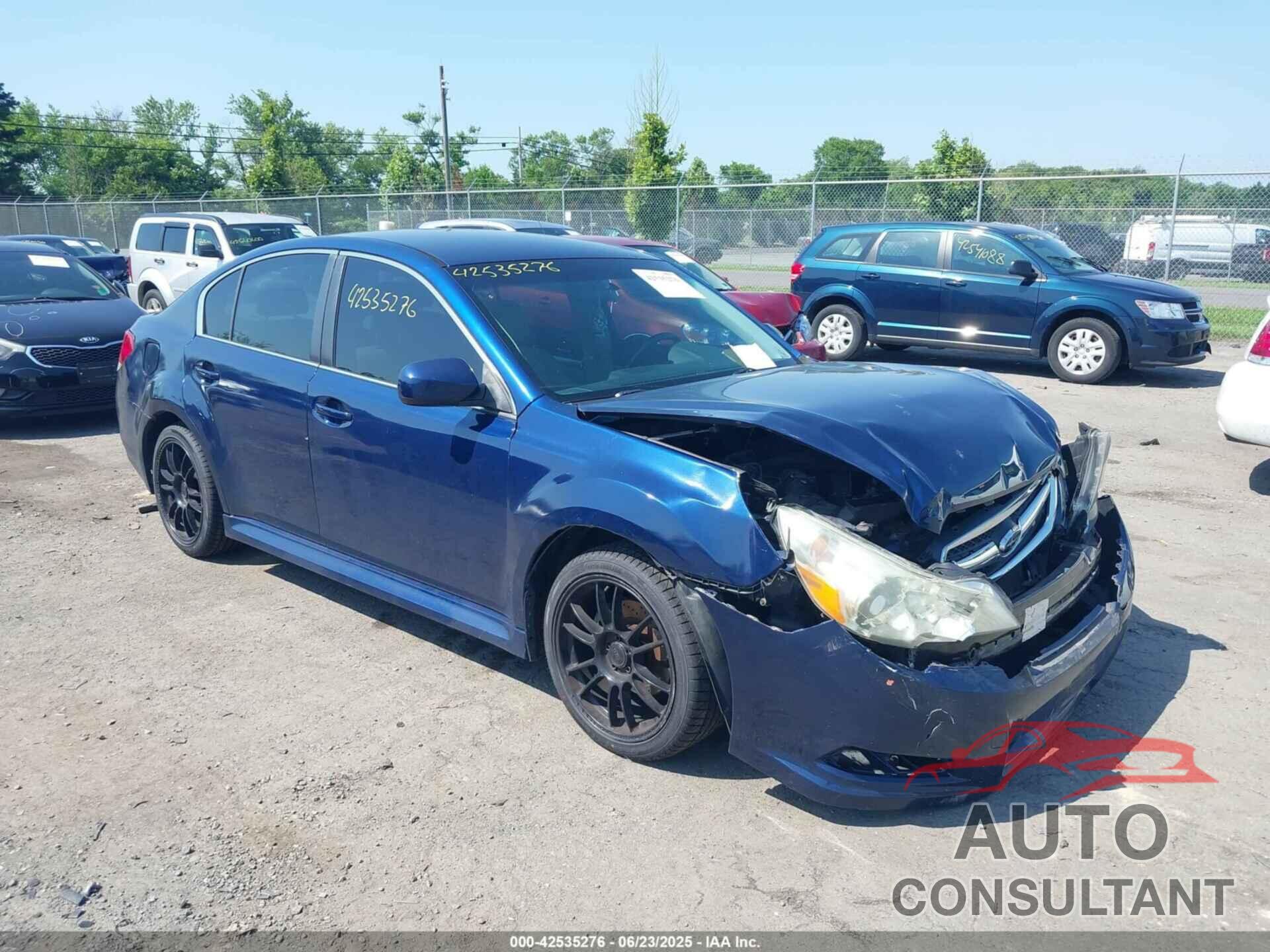 SUBARU LEGACY 2011 - 4S3BMBB67B3228654