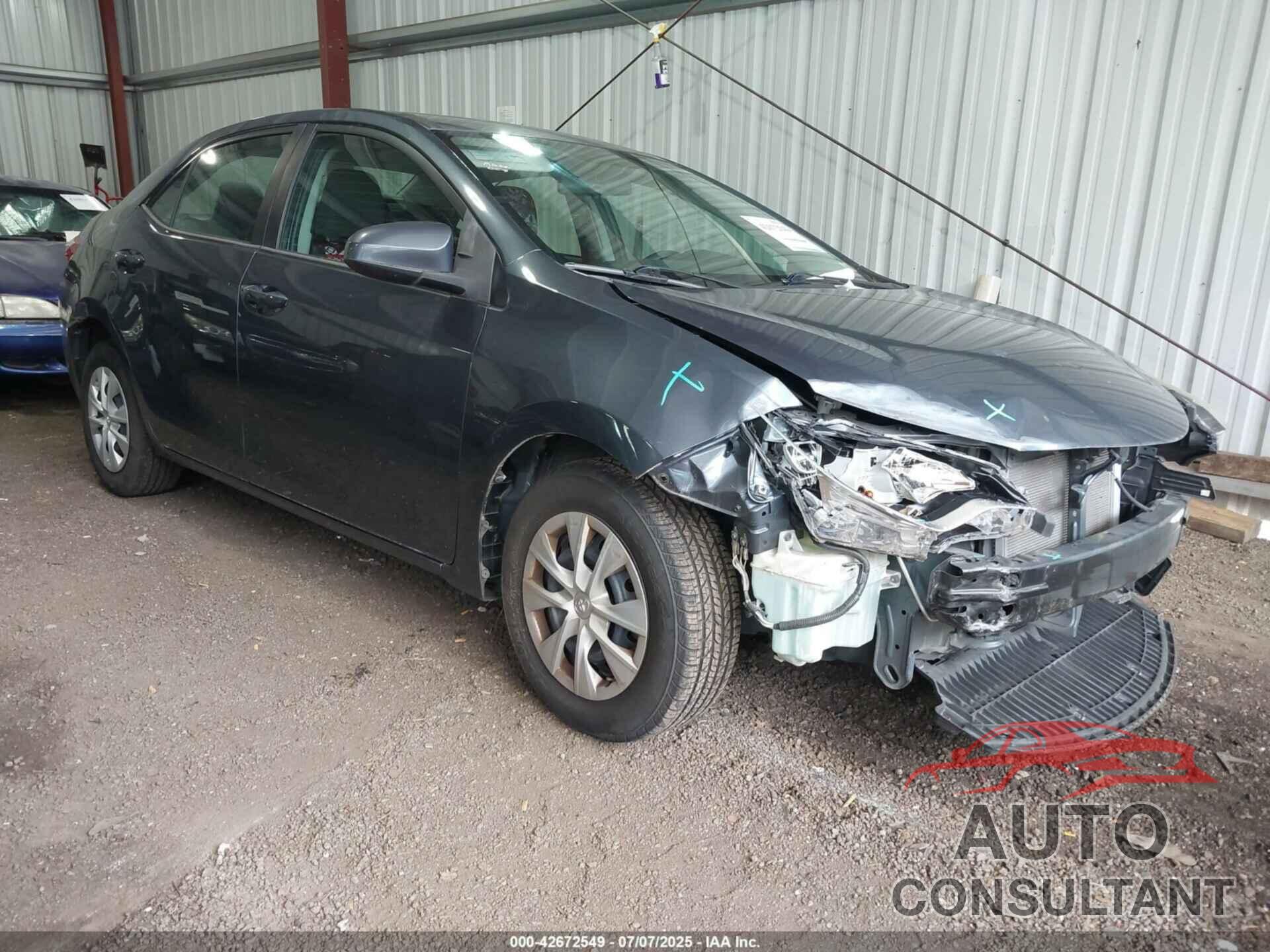 TOYOTA COROLLA 2016 - 2T1BURHEXGC540876