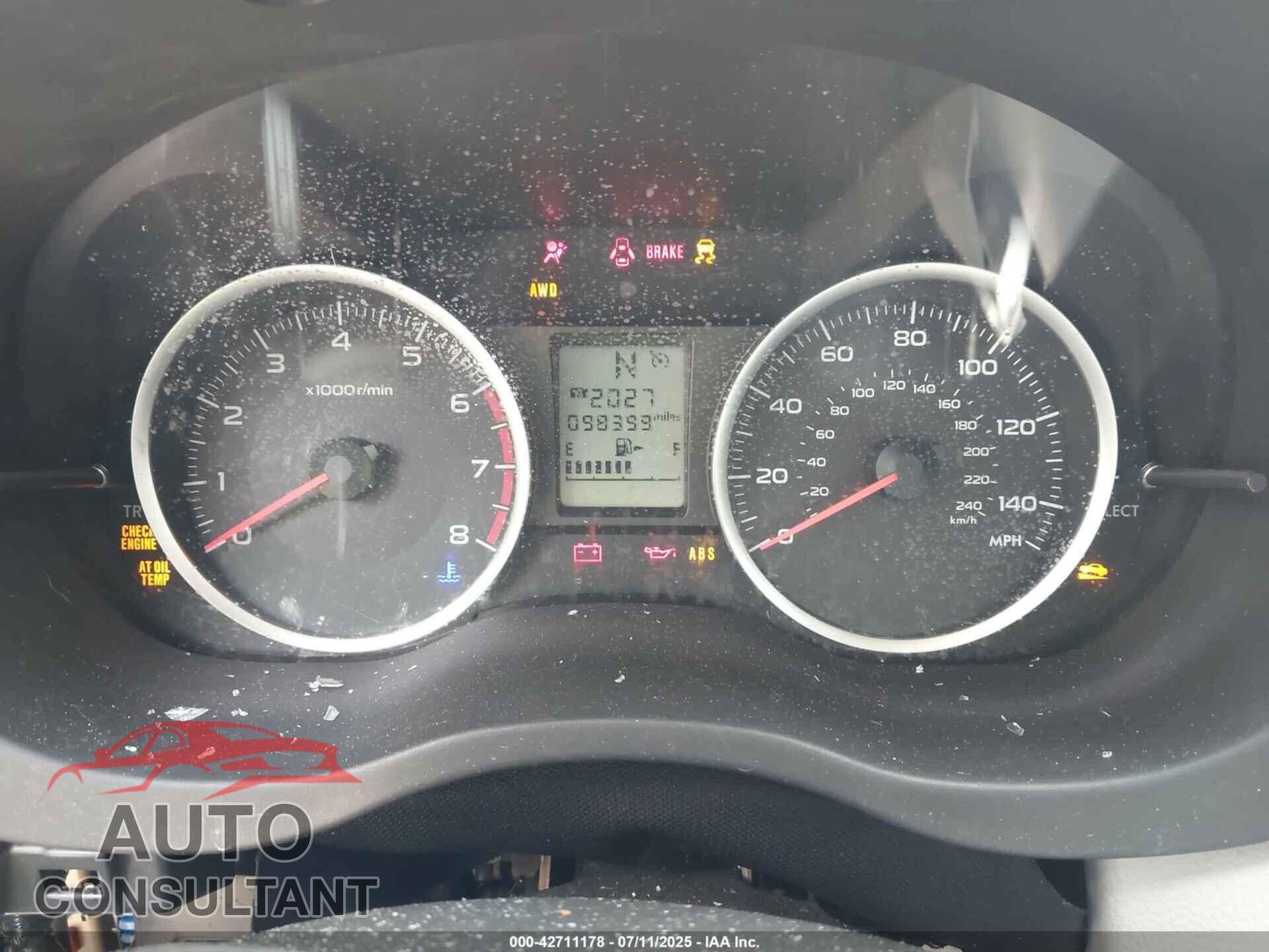 SUBARU FORESTER 2015 - JF2SJADC0FH403035