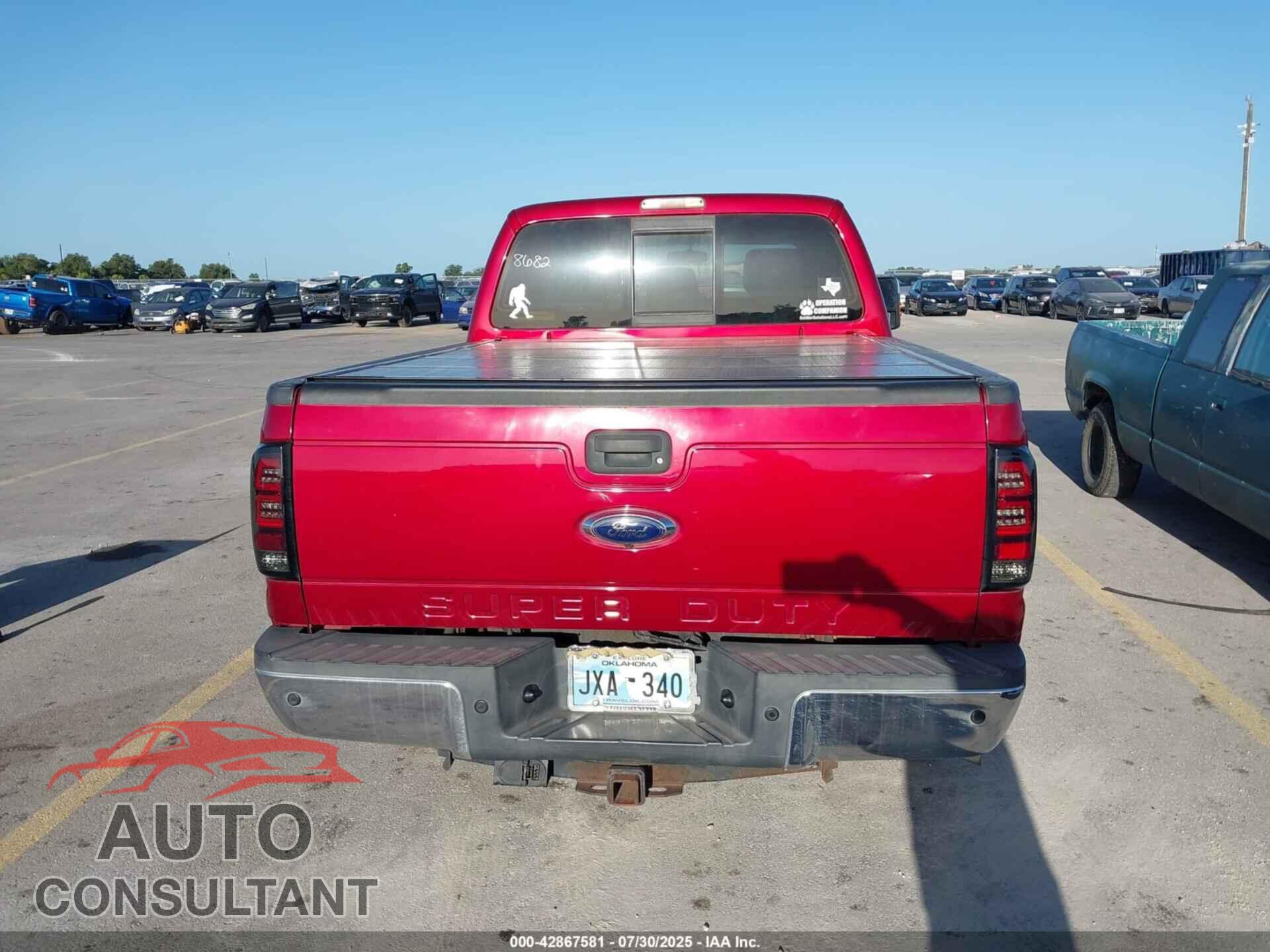 FORD F-250 2013 - 1FT7W2BT8DEB08682
