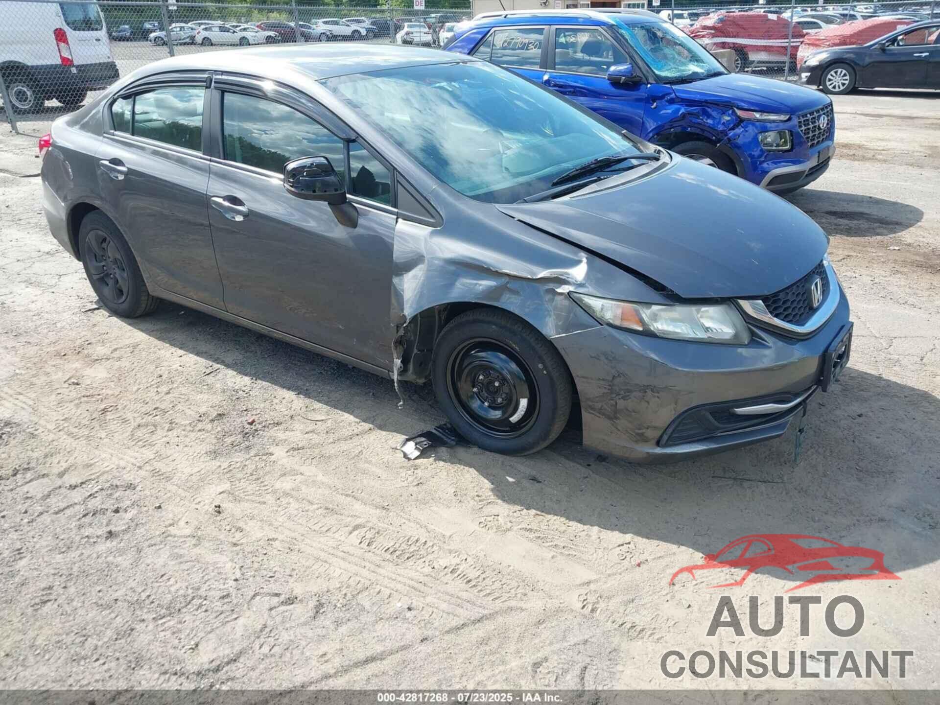 HONDA CIVIC 2013 - 2HGFB2F54DH591990