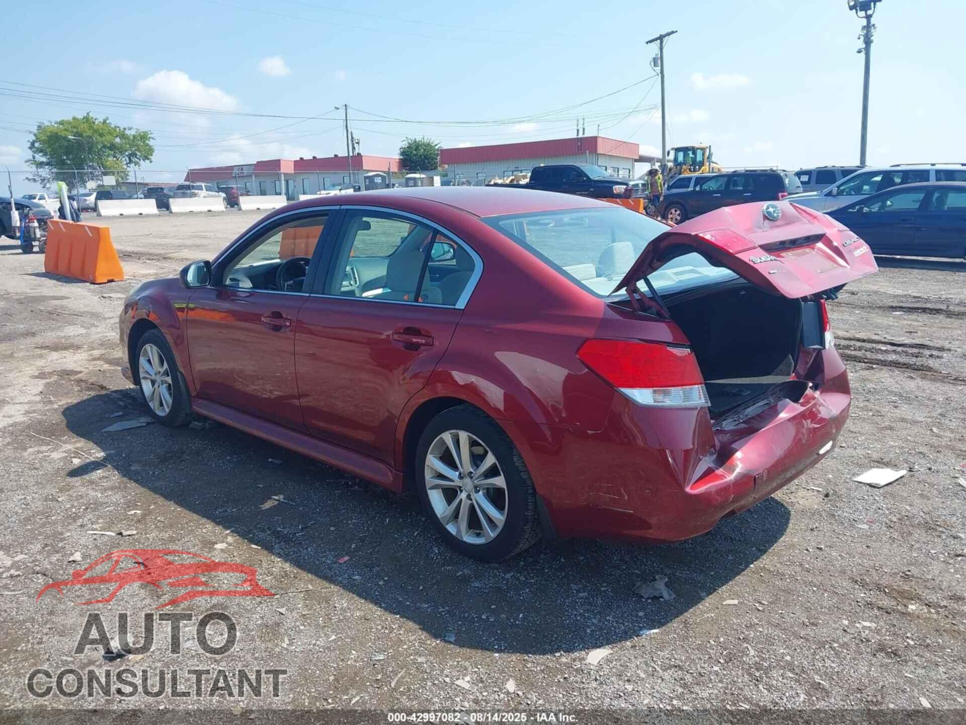 SUBARU LEGACY 2014 - 4S3BMBA65E3005535