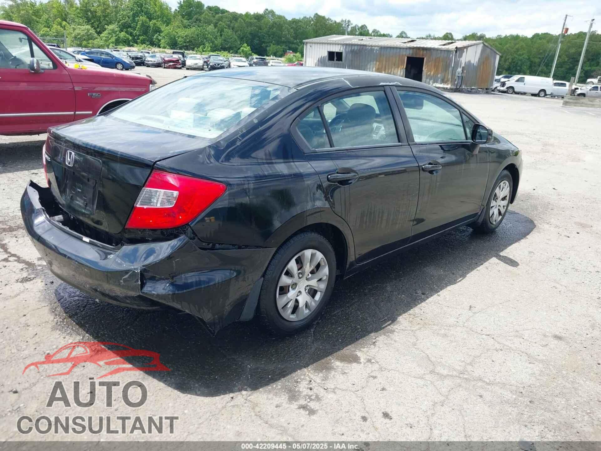 HONDA CIVIC 2012 - 2HGFB2F57CH561753