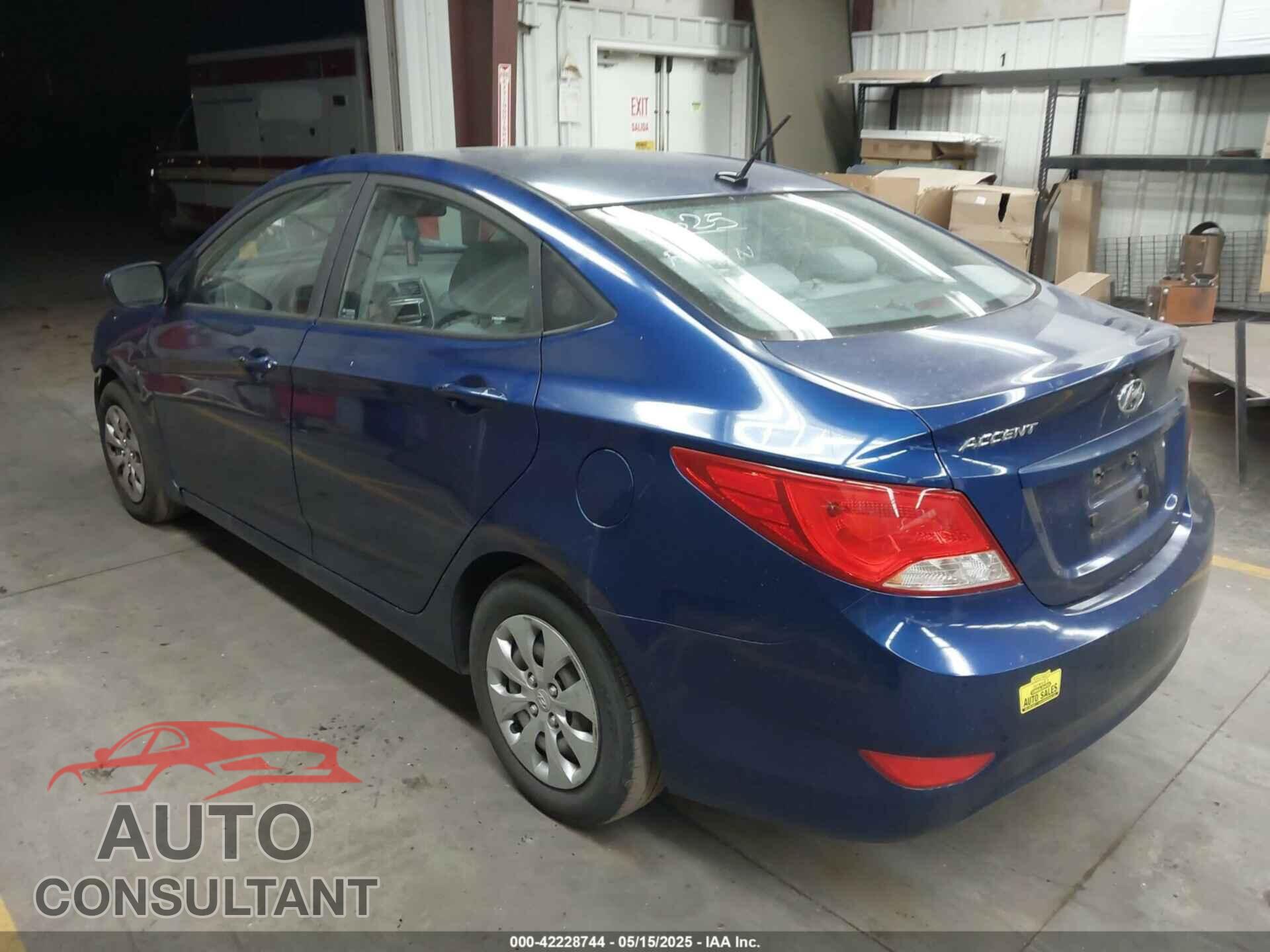 HYUNDAI ACCENT 2017 - KMHCT4AE5HU331680