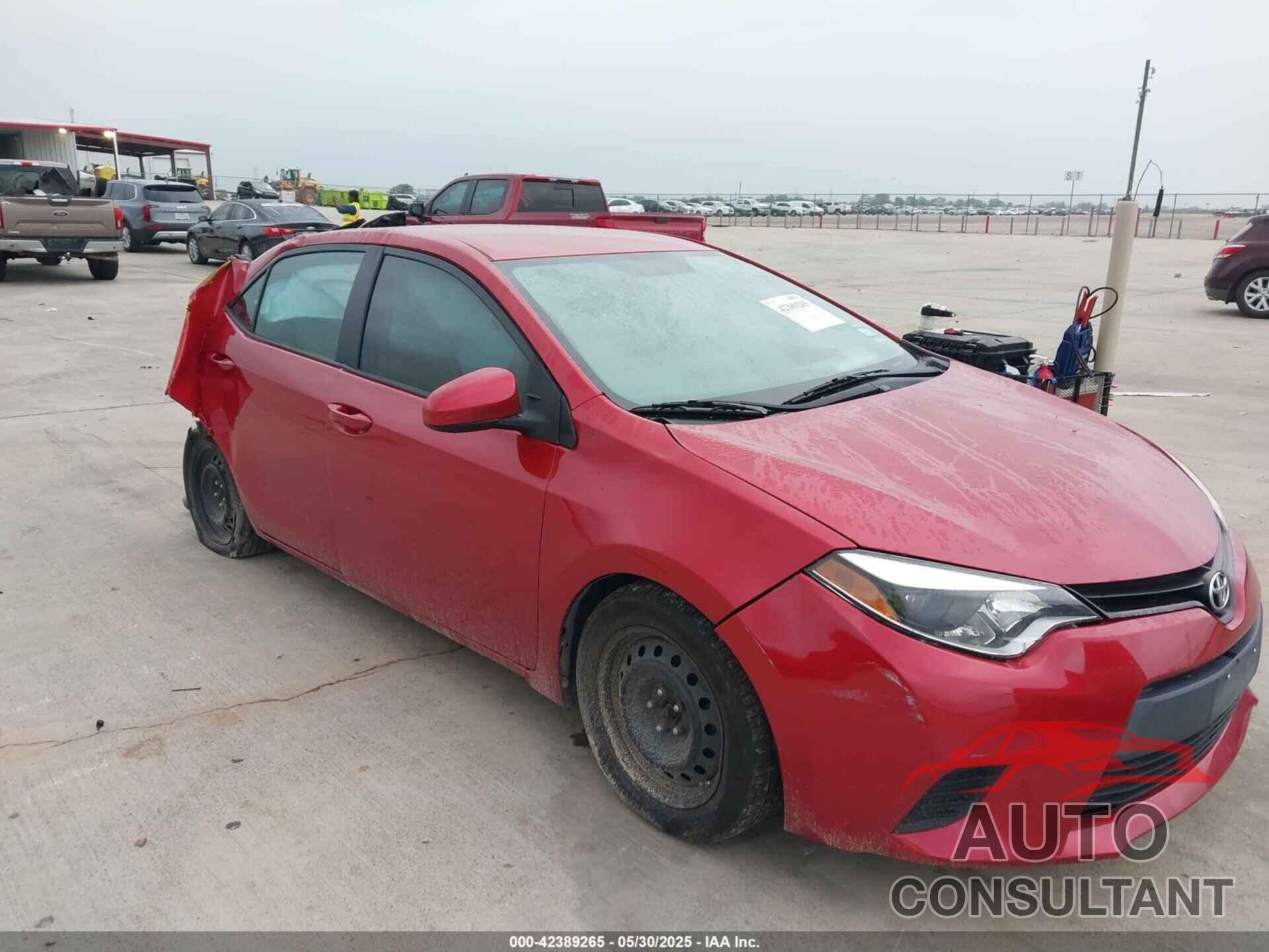 TOYOTA COROLLA 2014 - 5YFBURHE5EP112324