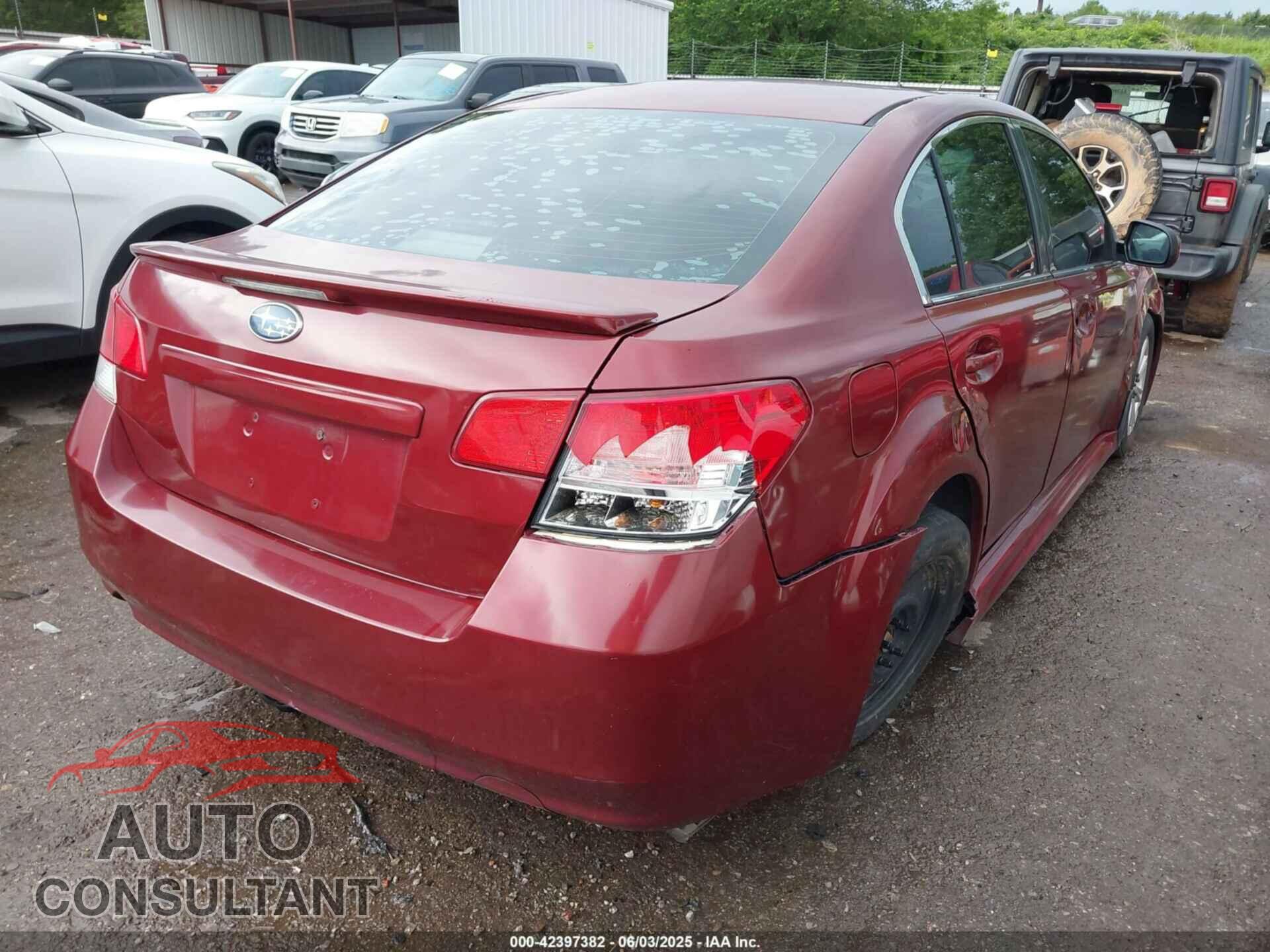 SUBARU LEGACY 2011 - 4S3BMCC67B3264655