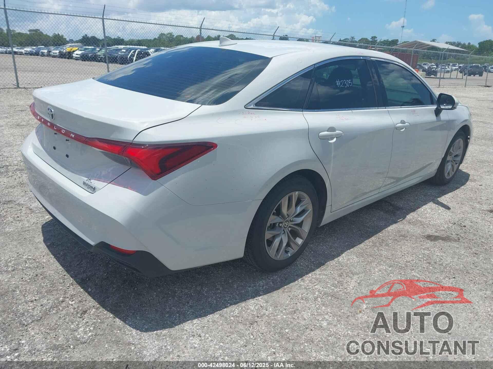 TOYOTA AVALON 2022 - 4T1JA1AB5NU015841