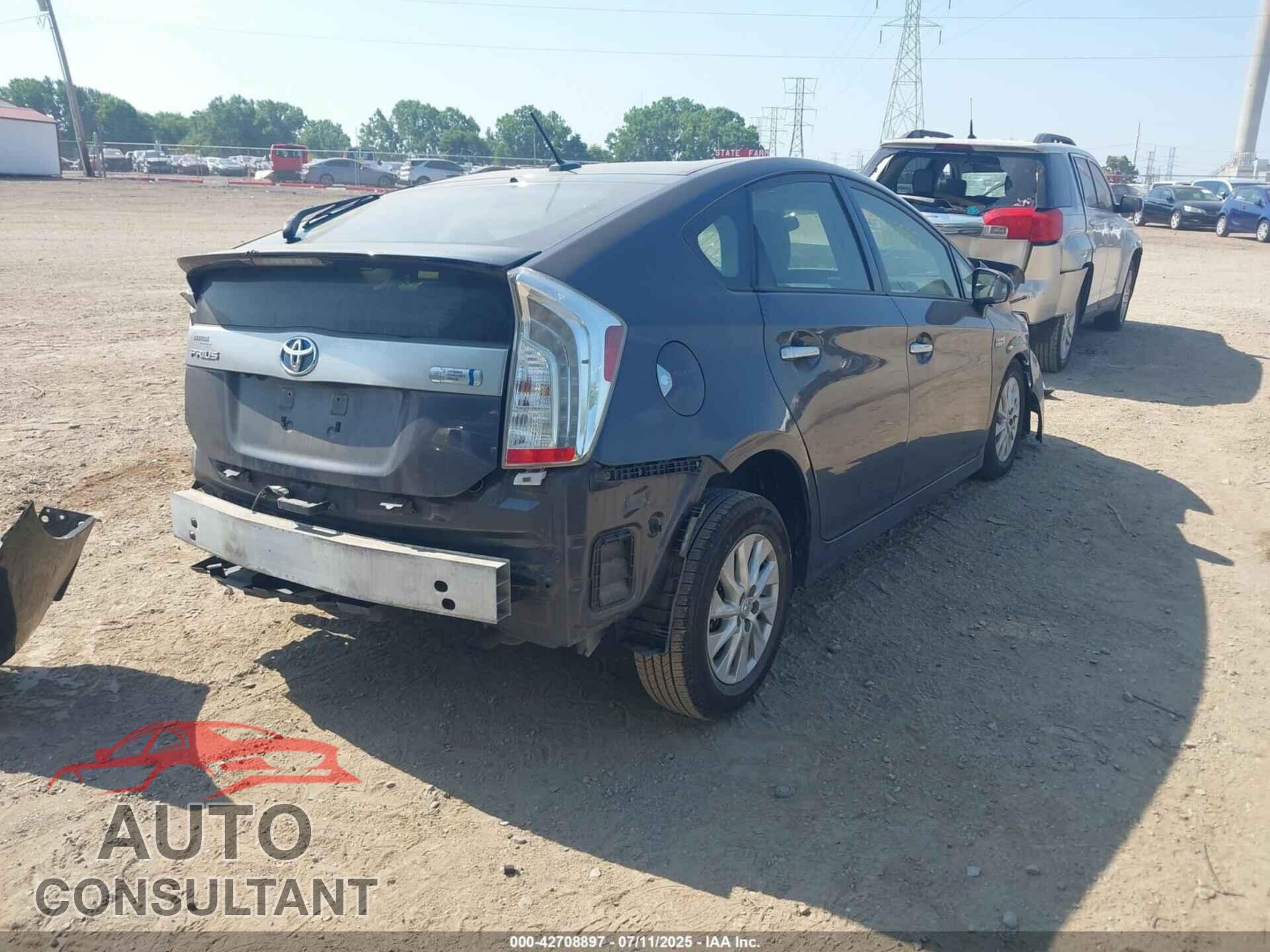 TOYOTA PRIUS PLUG-IN 2012 - JTDKN3DP6C3015110