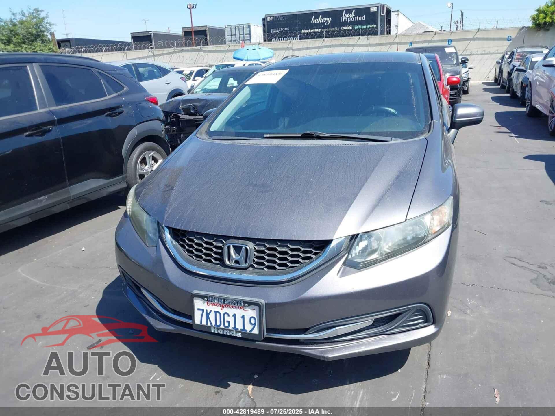 HONDA CIVIC 2015 - 19XFB2F50FE214313