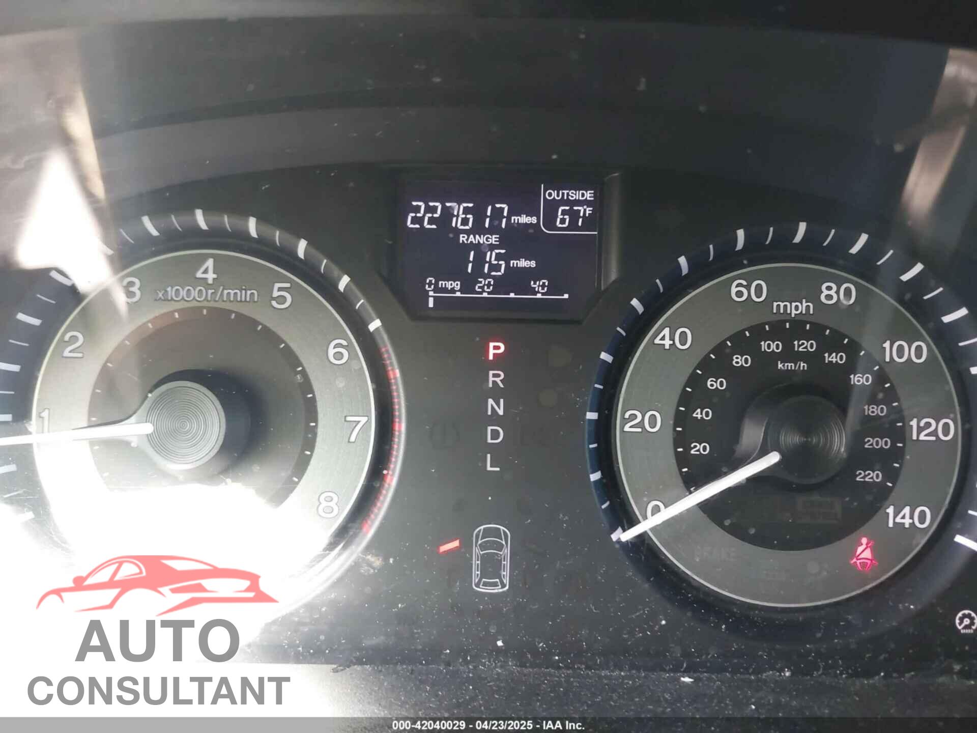 HONDA ODYSSEY 2012 - 5FNRL5H61CB072156