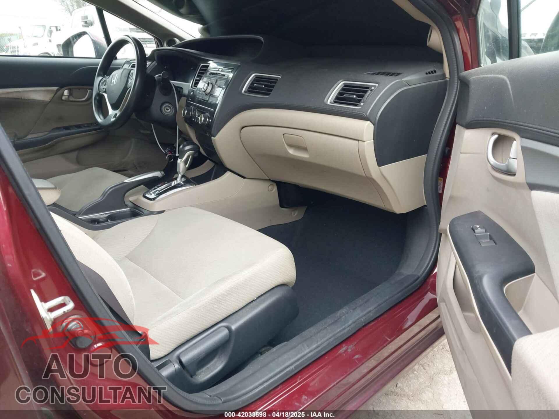 HONDA CIVIC 2013 - 2HGFB2F85DH511610