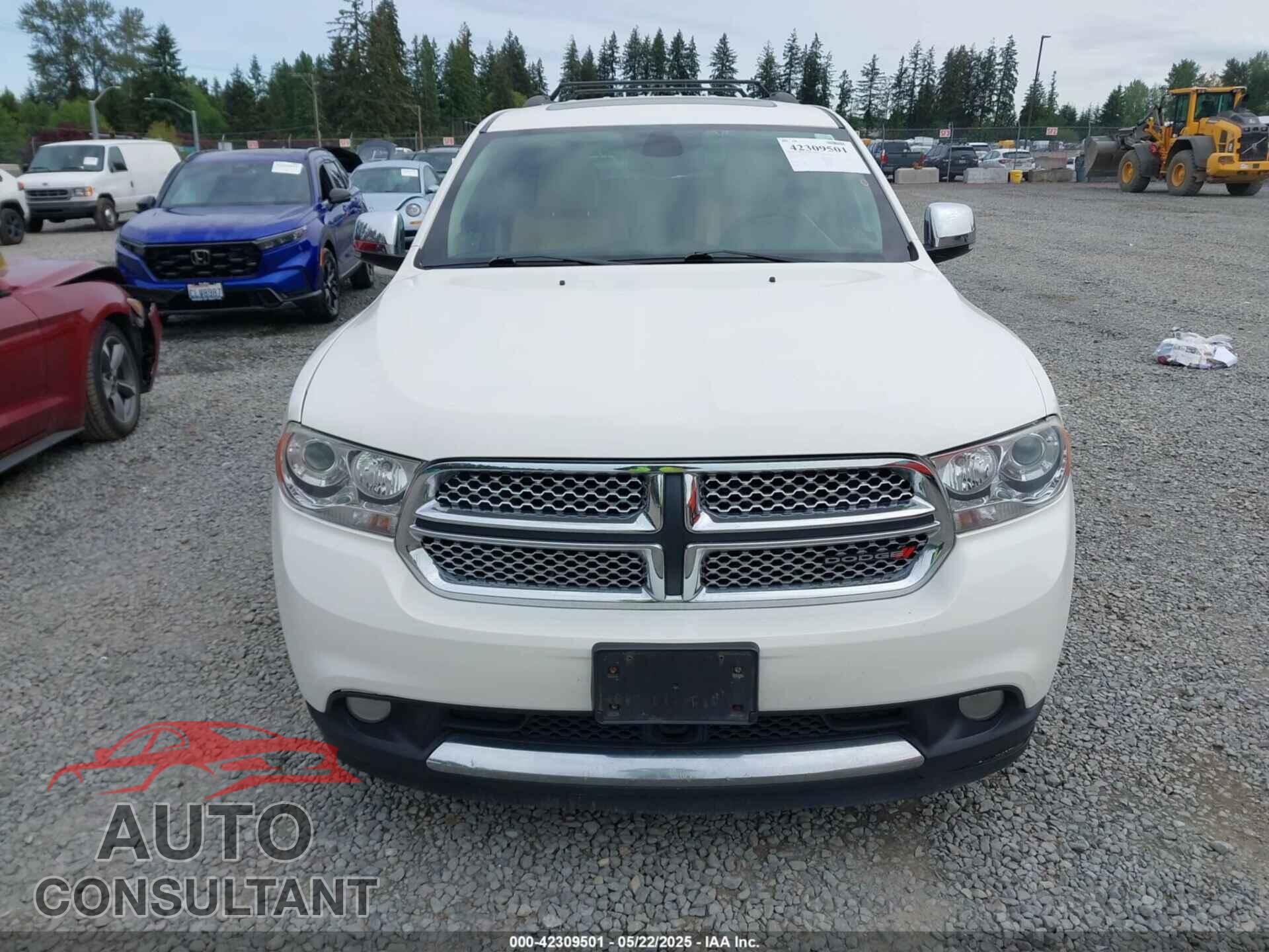 DODGE DURANGO 2012 - 1C4RDJEG8CC336957