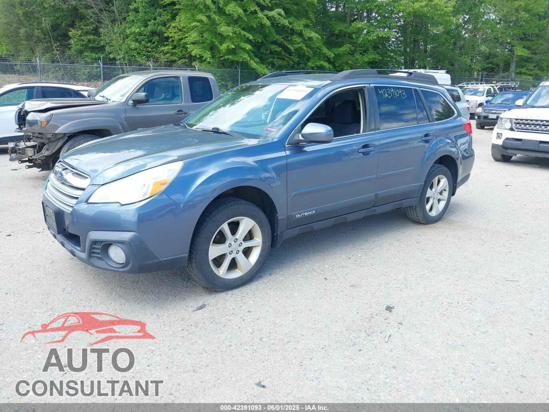 SUBARU OUTBACK 2014 - 4S4BRBCC6E3237240