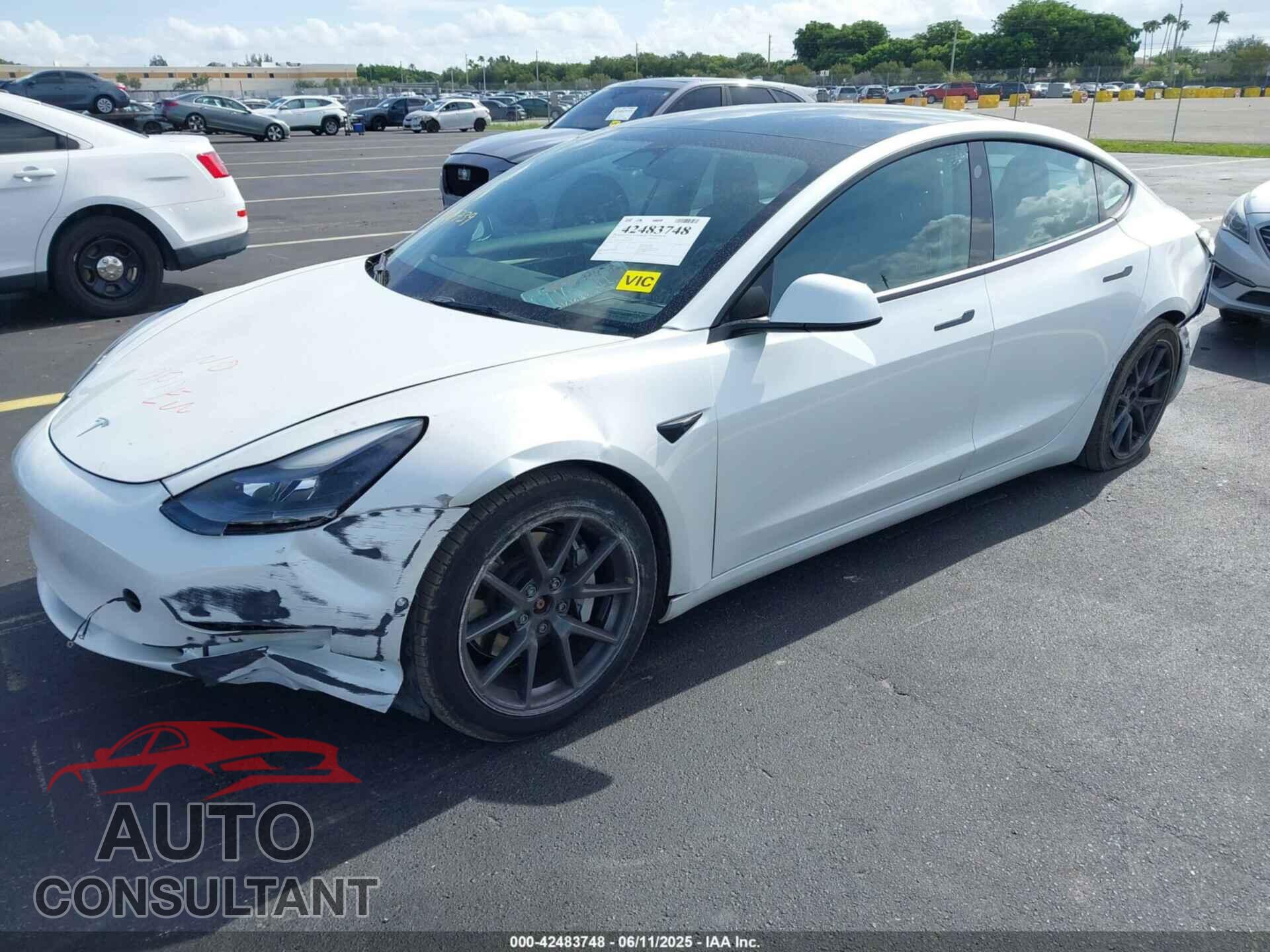 TESLA MODEL 3 2022 - 5YJ3E1EB6NF168930