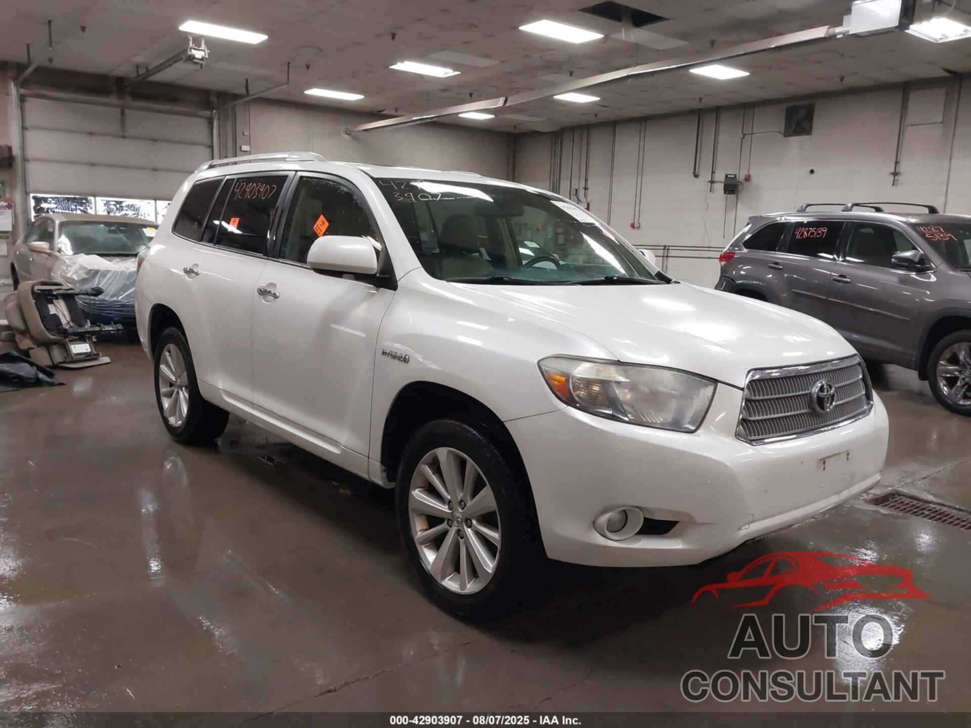 TOYOTA HIGHLANDER HYBRID 2010 - JTEJW3EH3A2037855