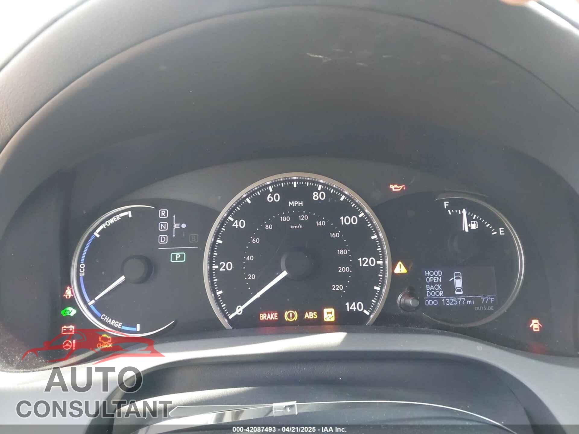 LEXUS CT 200H 2015 - JTHKD5BH1F2223320
