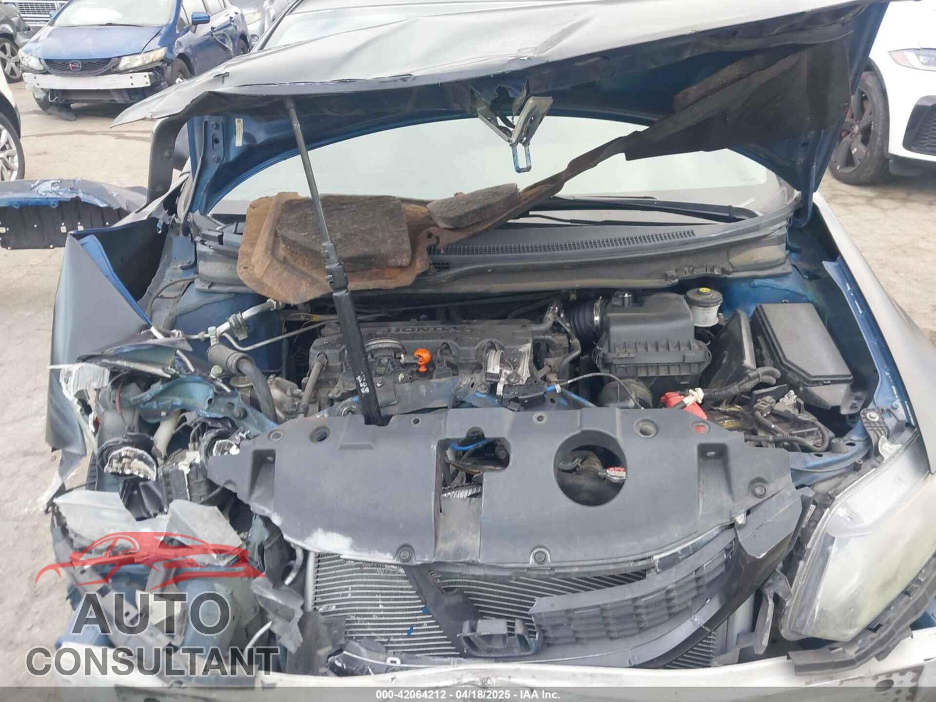 HONDA CIVIC 2013 - 19XFB2F54DE285785
