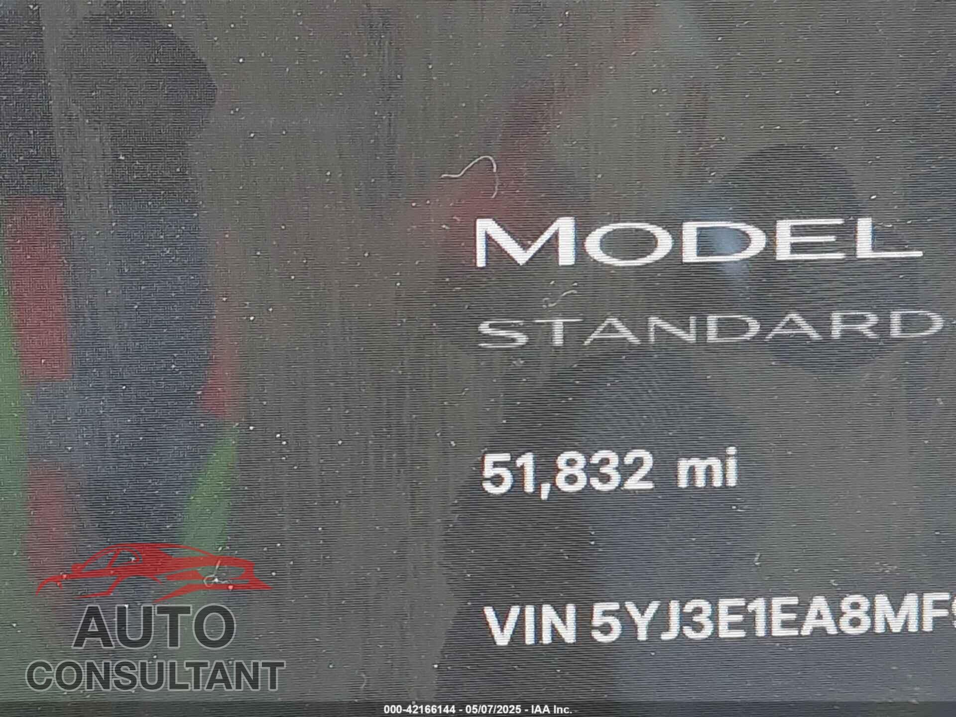 TESLA MODEL 3 2021 - 5YJ3E1EA8MF921542