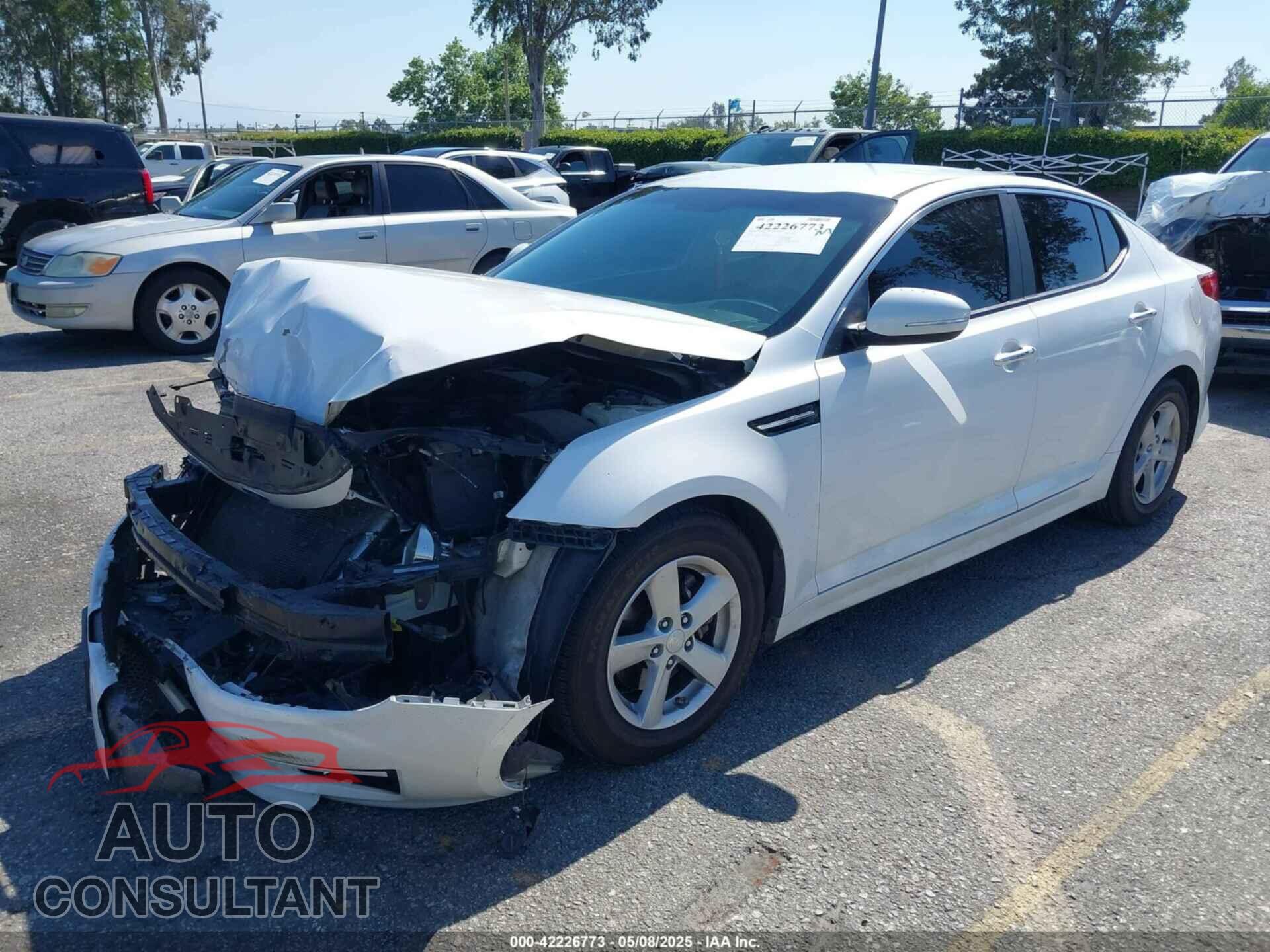 KIA OPTIMA 2015 - KNAGM4A71F5594595