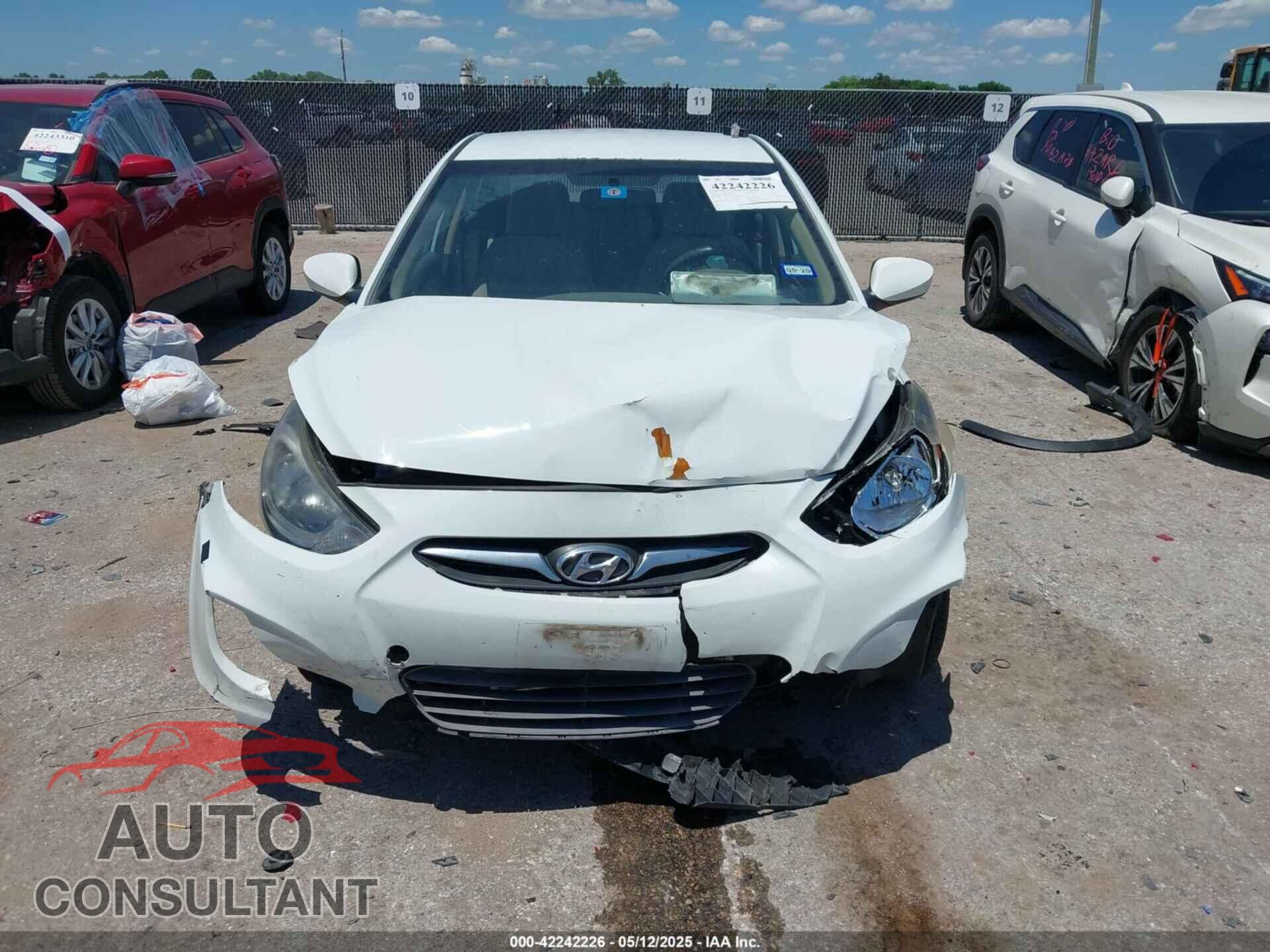 HYUNDAI ACCENT 2012 - KMHCT4AE0CU219216