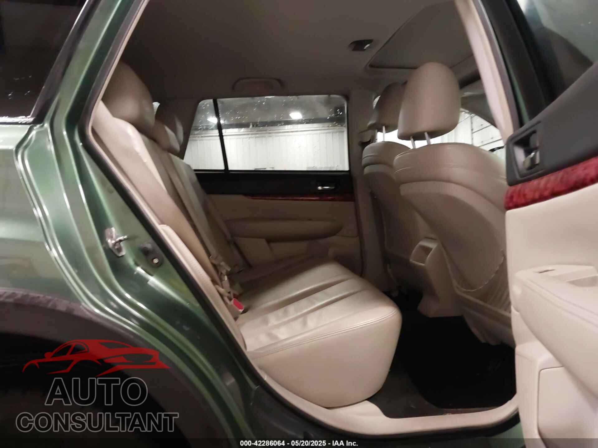 SUBARU OUTBACK 2011 - 4S4BRCKC0B3418692