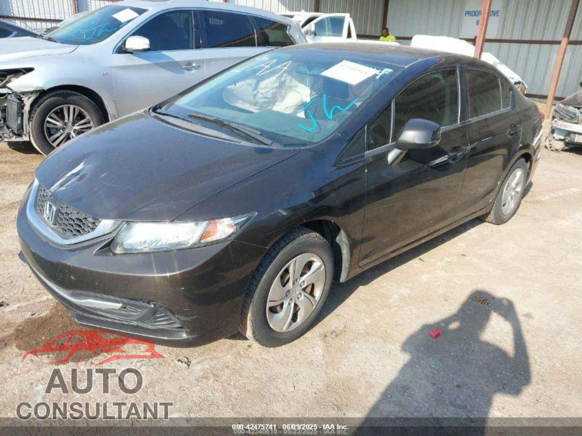 HONDA CIVIC 2013 - 2HGFB2F56DH569344