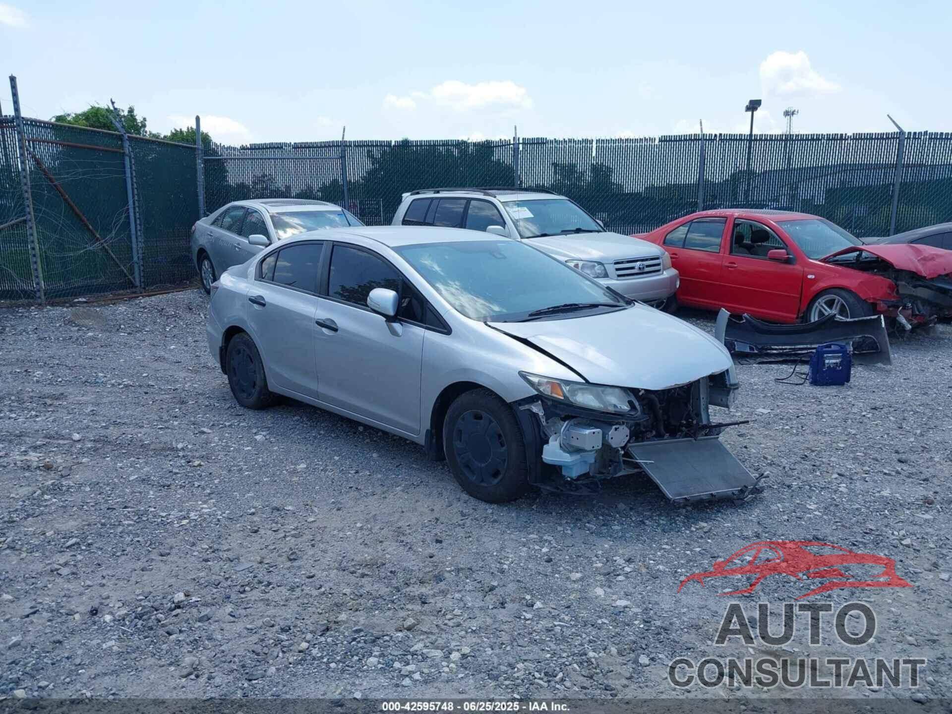 HONDA CIVIC HYBRID 2013 - 19XFB4F24DE003887