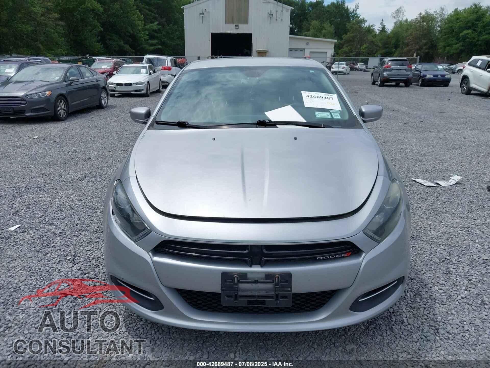 DODGE DART 2015 - 1C3CDFBB4FD193391