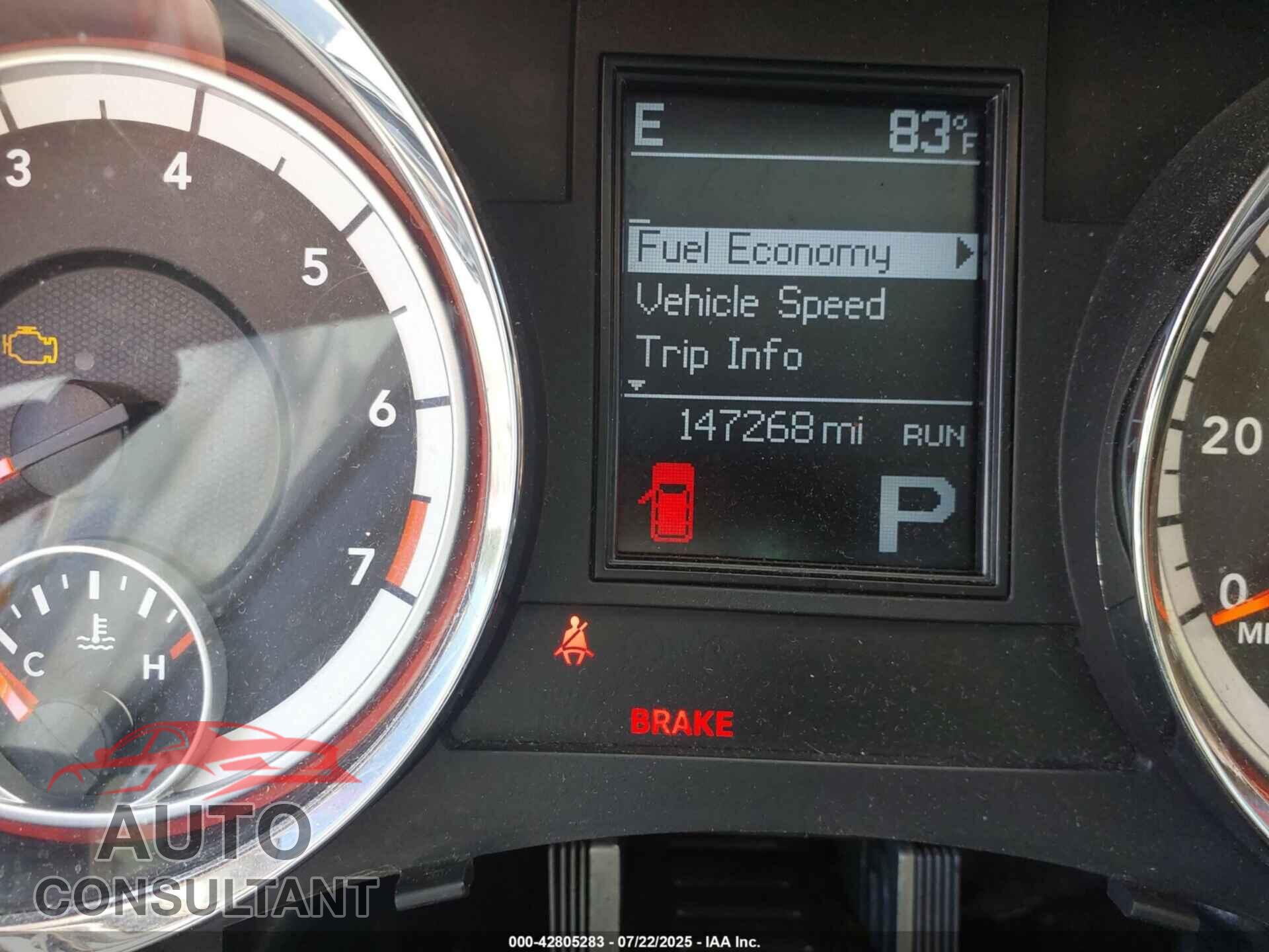 DODGE DURANGO 2012 - 1C4RDJAG4CC147535