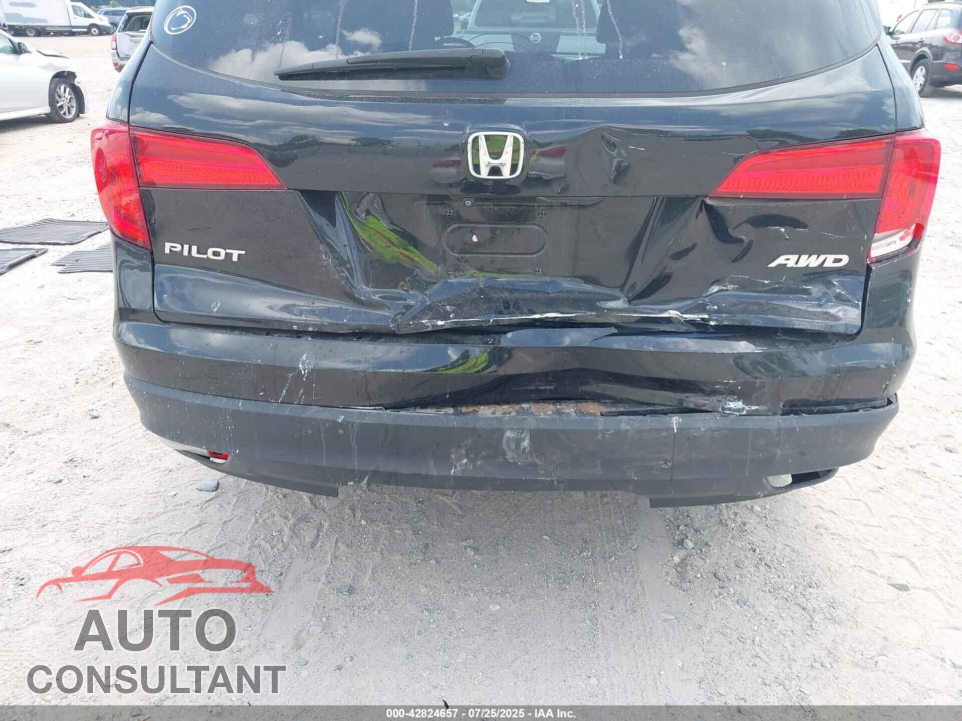 HONDA PILOT 2016 - 5FNYF6H55GB113460