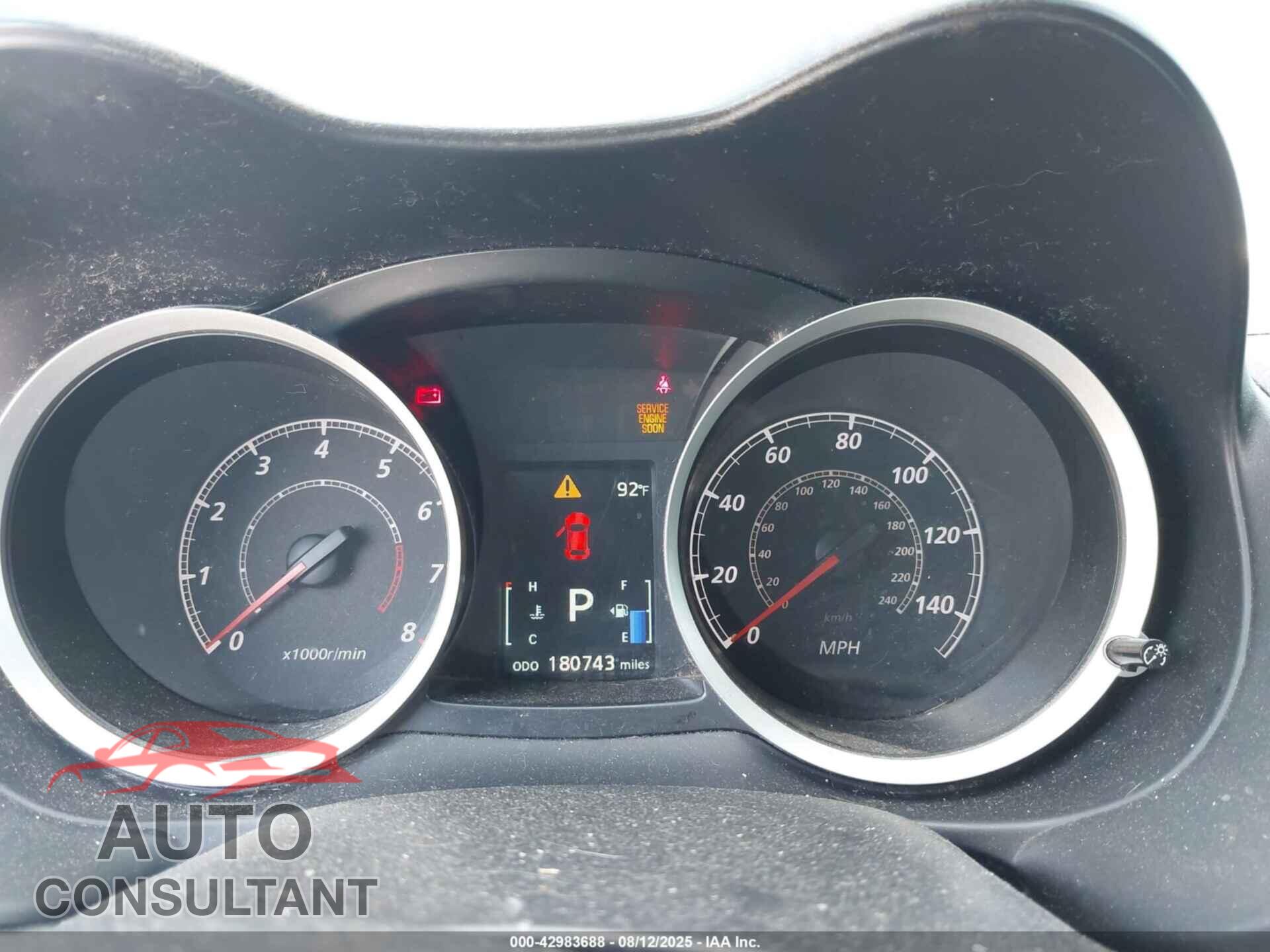 MITSUBISHI LANCER 2014 - JA32U8FW2EU018389