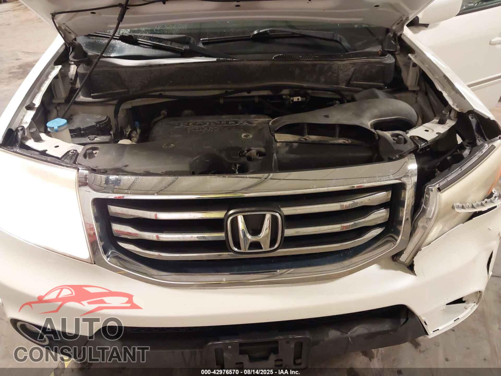 HONDA PILOT 2014 - 5FNYF4H90EB023752