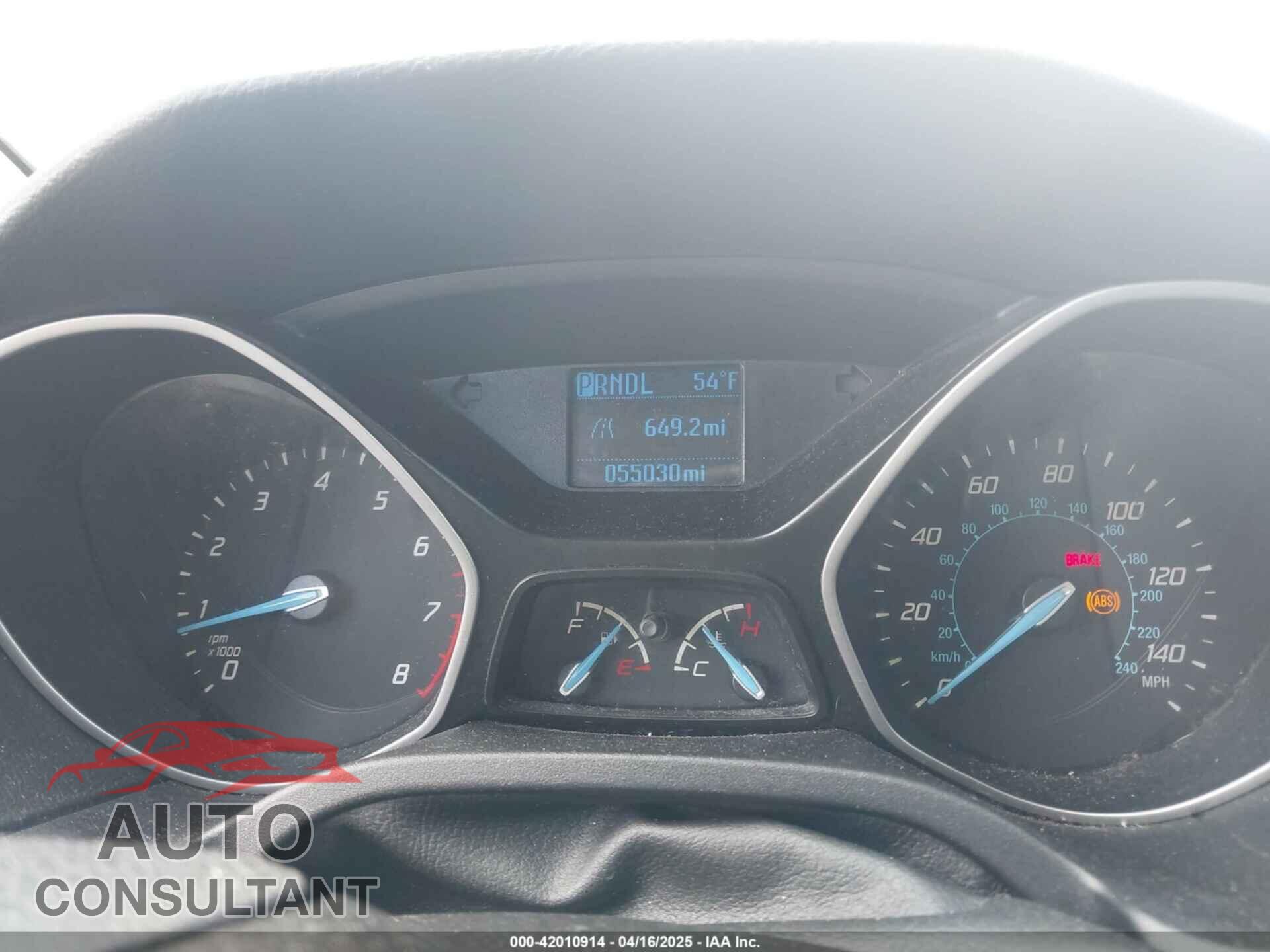 FORD FOCUS 2013 - 1FADP3E20DL257744
