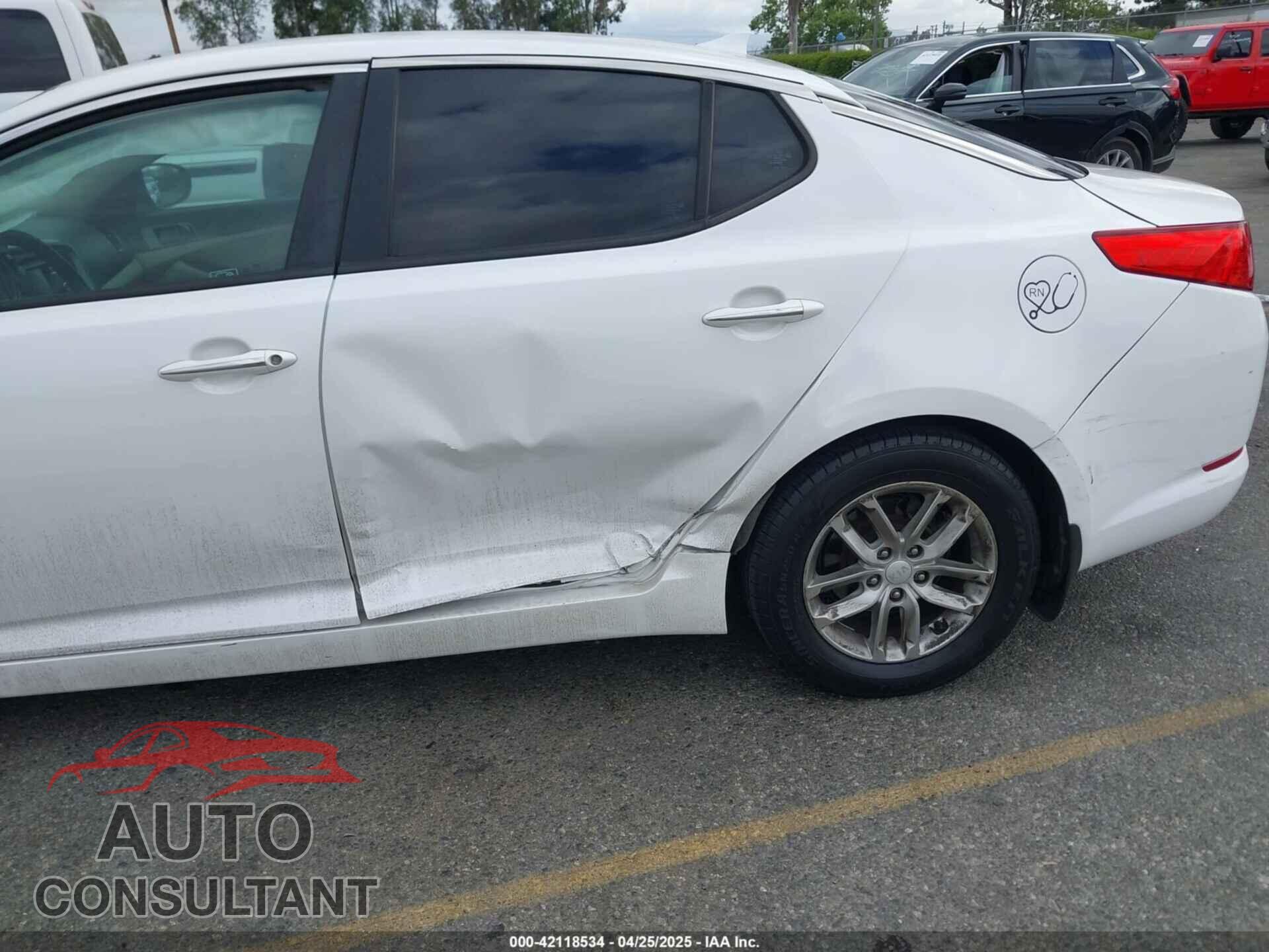 KIA OPTIMA 2013 - KNAGM4A7XD5384378