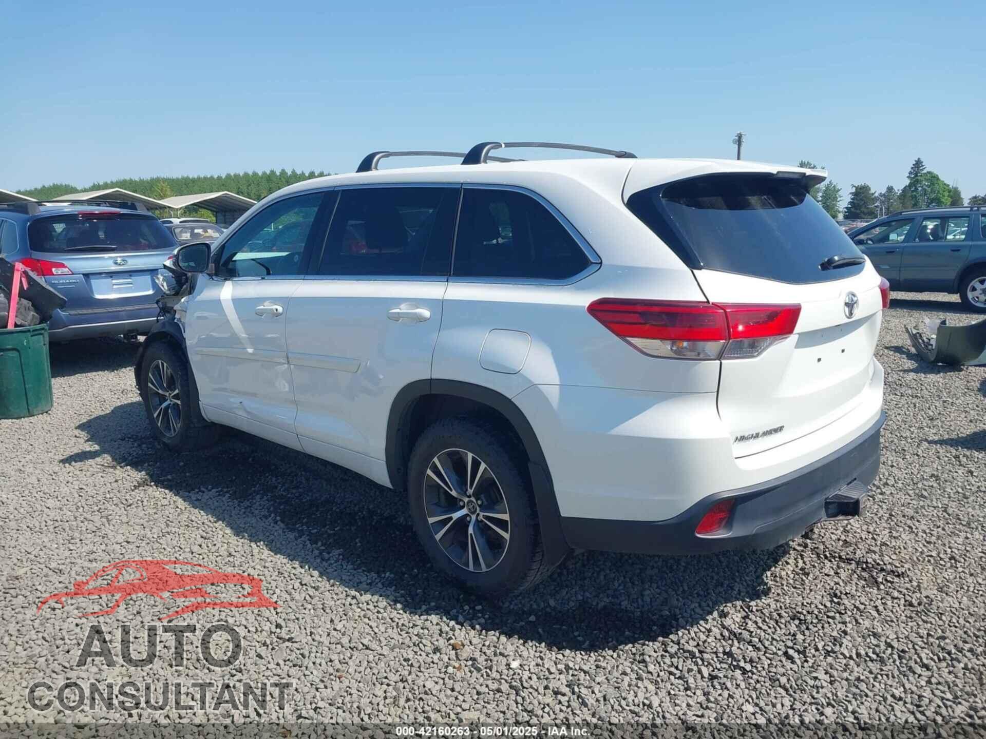 TOYOTA HIGHLANDER 2018 - 5TDBZRFH4JS907963