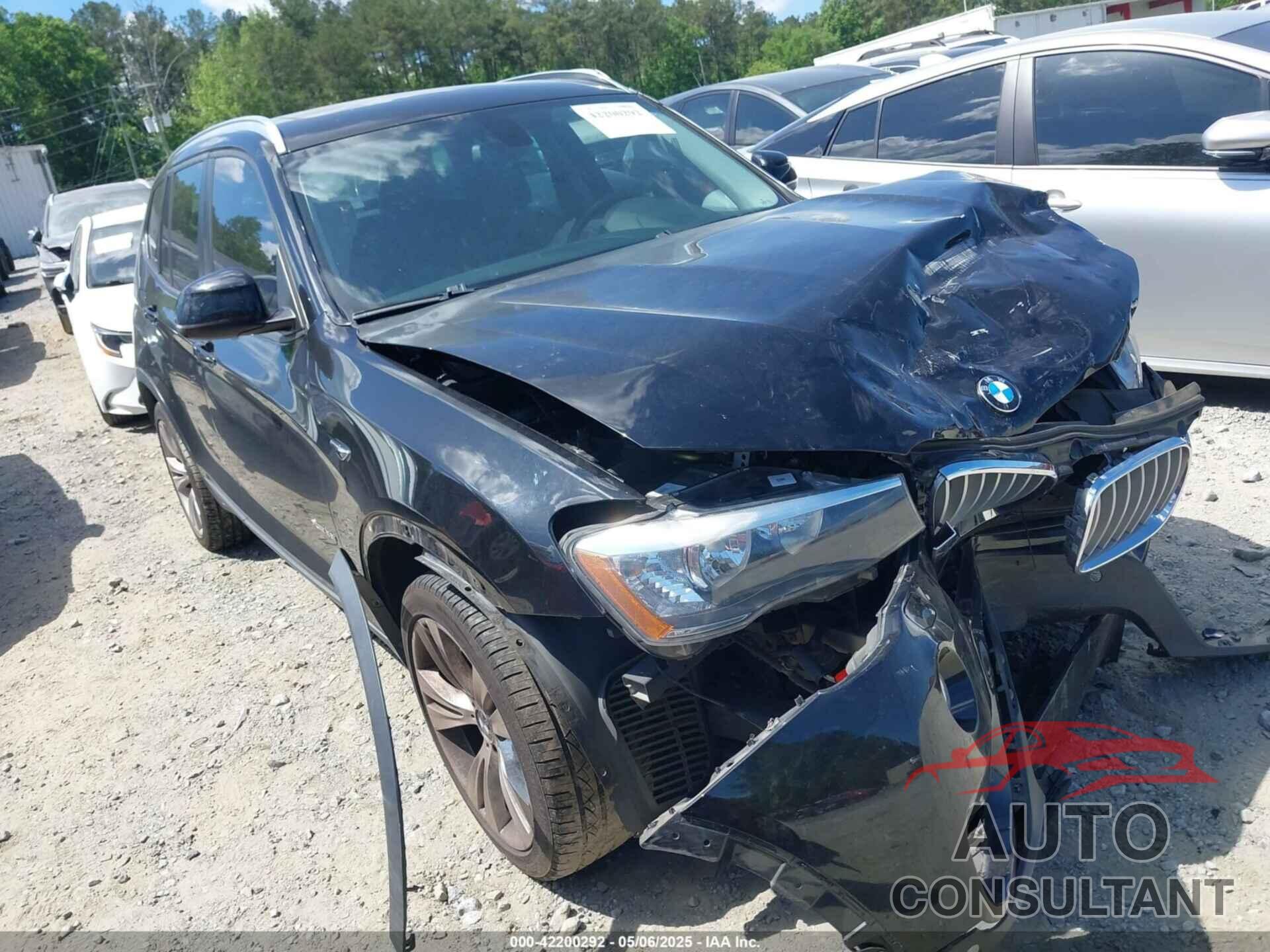 BMW X3 2016 - 5UXWX9C59G0D92506