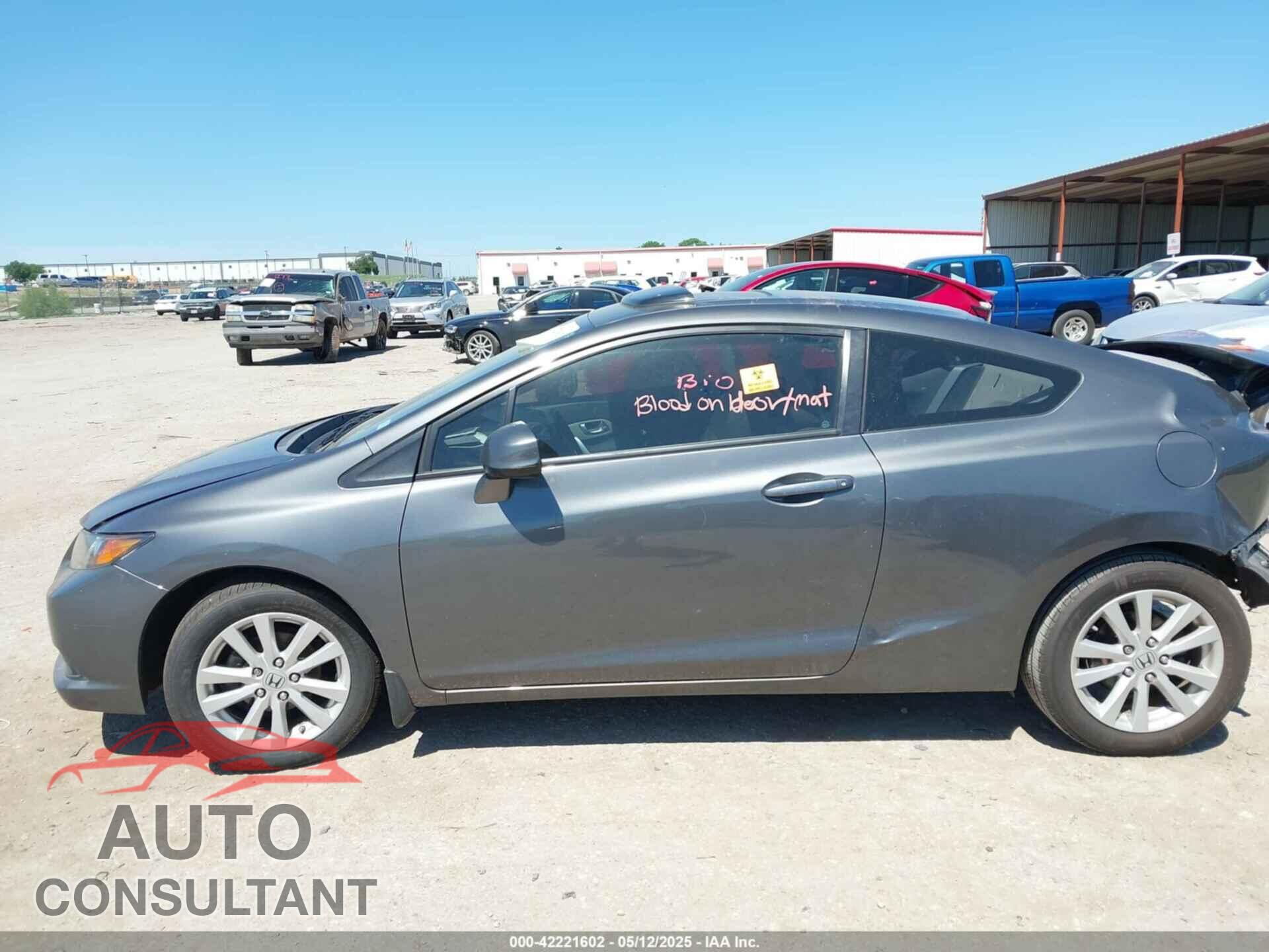 HONDA CIVIC 2012 - 2HGFG3B12CH537550