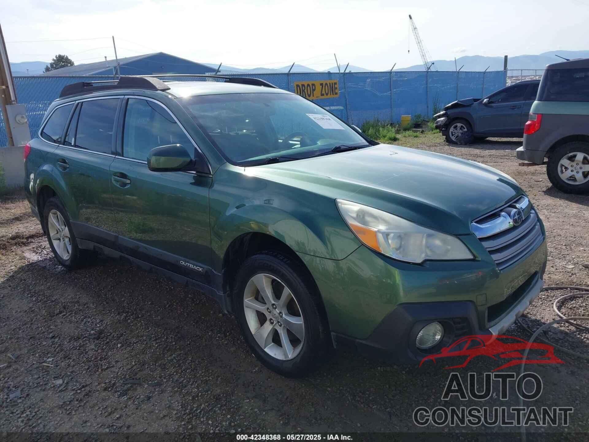 SUBARU OUTBACK 2013 - 4S4BRDPC2D2307116