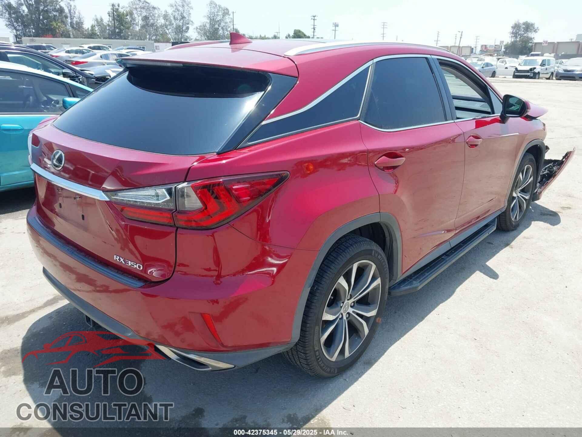 LEXUS RX 350 2017 - 2T2BZMCA9HC088117
