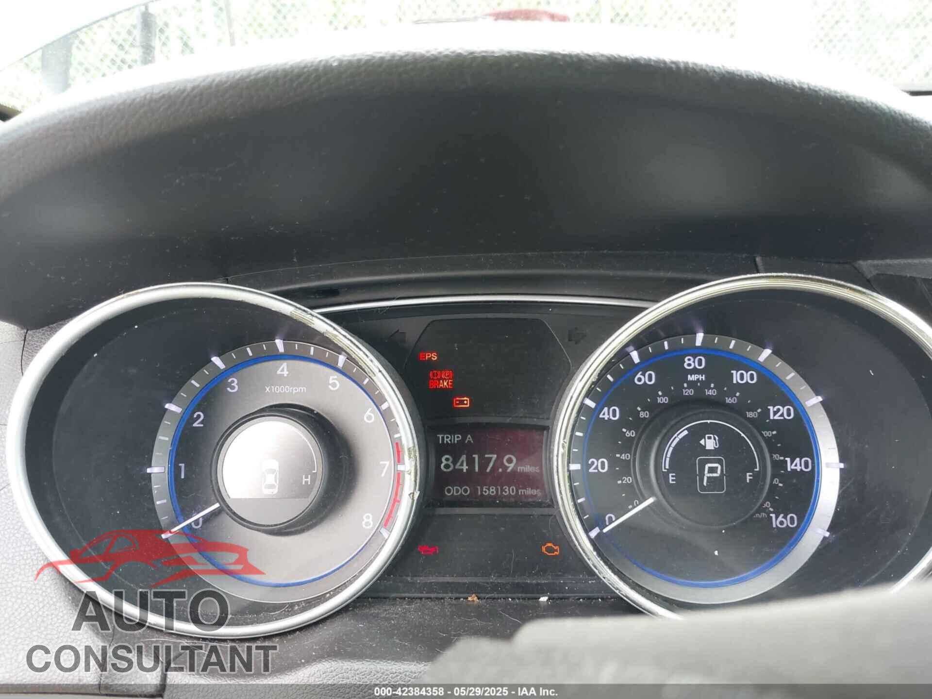HYUNDAI SONATA 2011 - 5NPEC4AC0BH063053