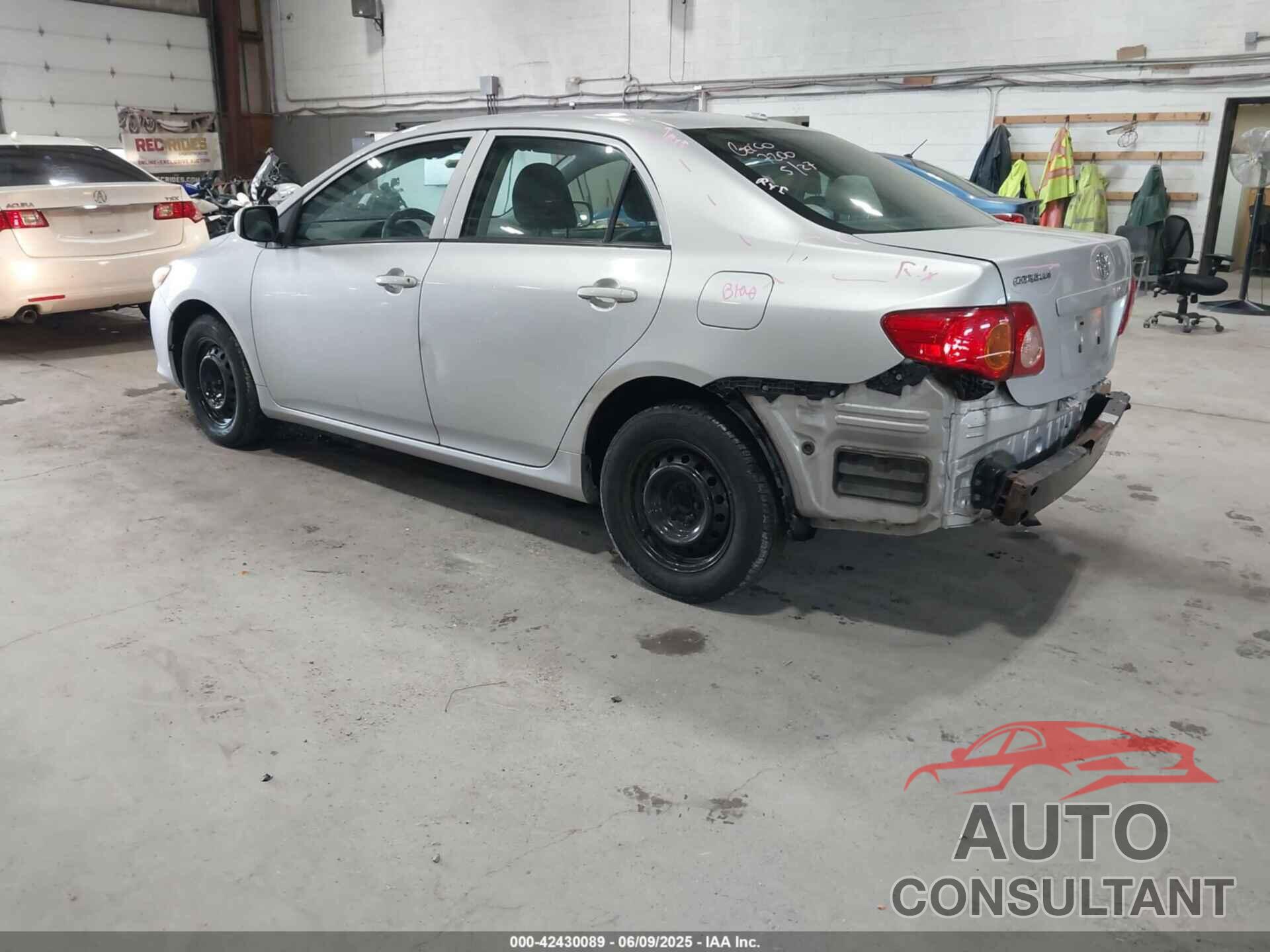 TOYOTA COROLLA 2009 - 1NXBU40E39Z037254