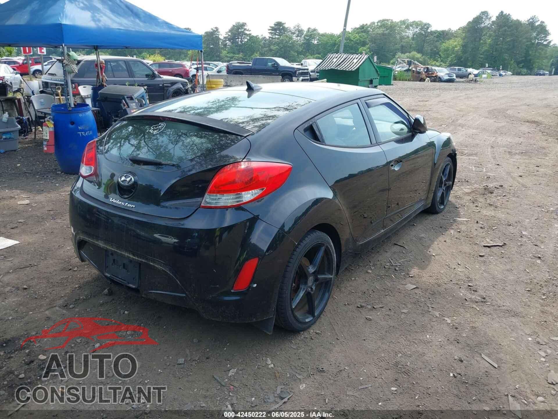HYUNDAI VELOSTER 2012 - KMHTC6AD4CU047582