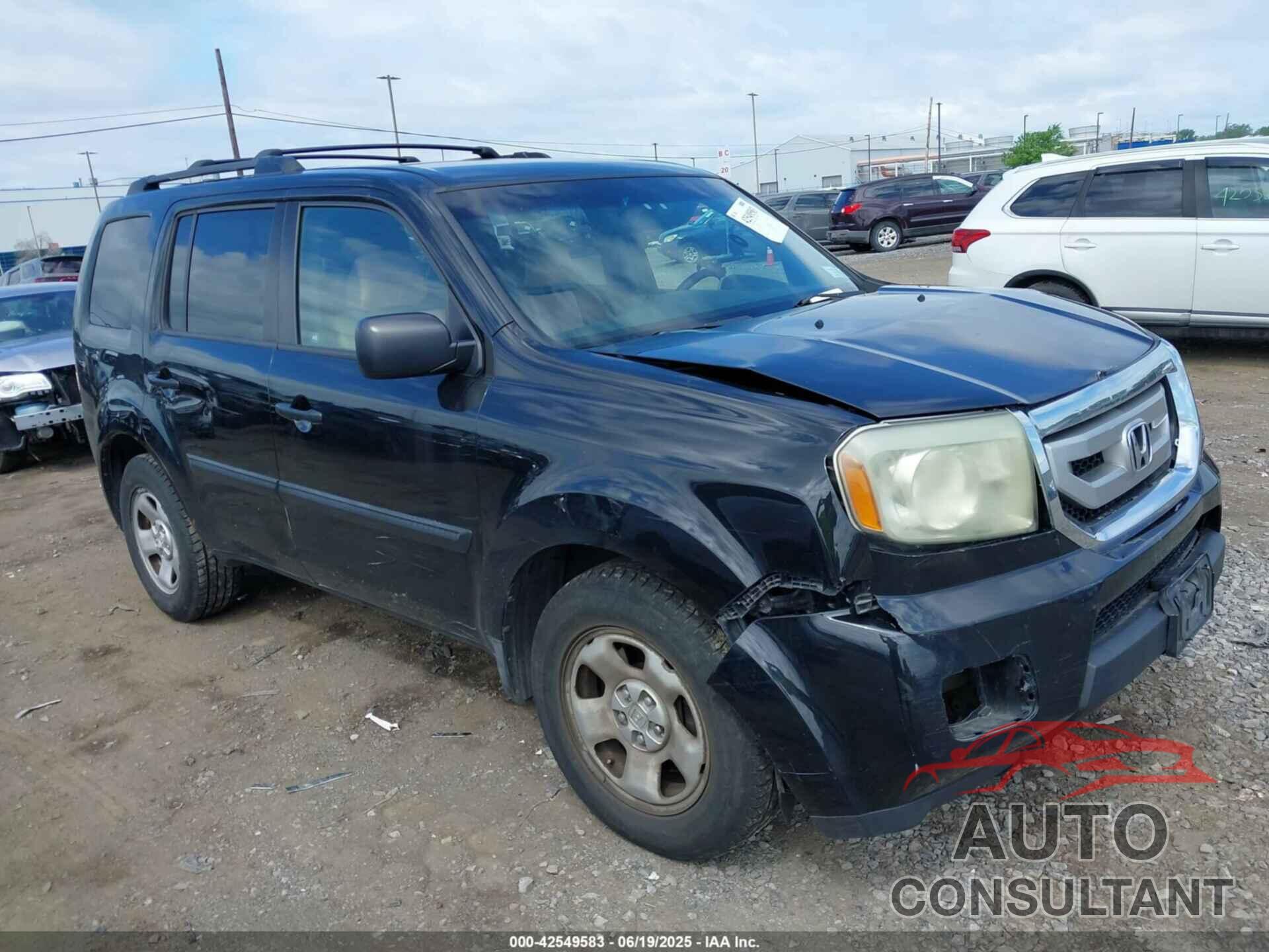 HONDA PILOT 2010 - 5FNYF4H20AB025885