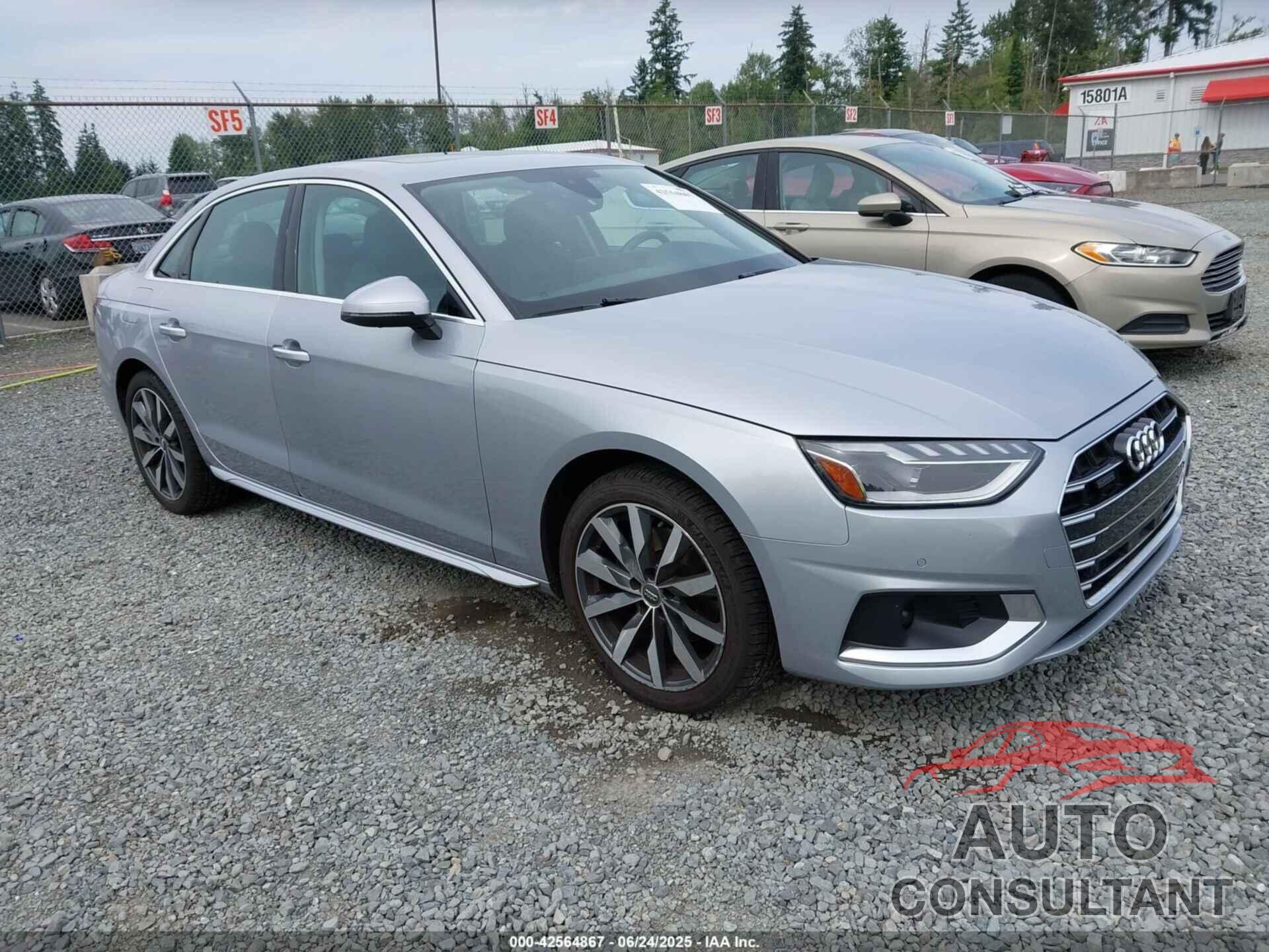 AUDI A4 2021 - WAUBBAF45MA009888