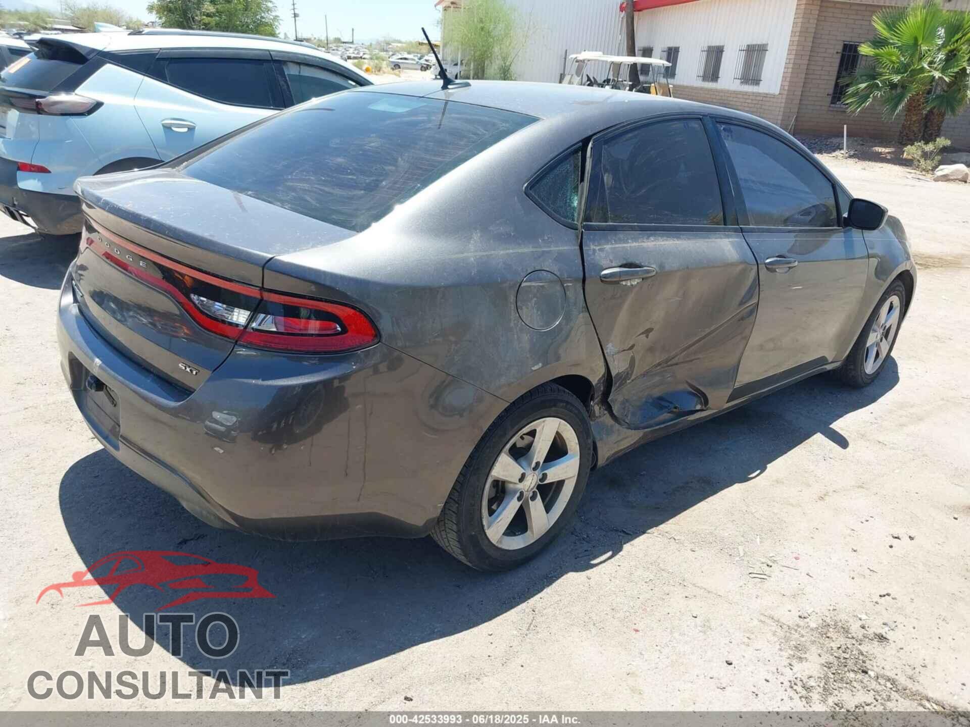 DODGE DART 2015 - 1C3CDFBB5FD221358