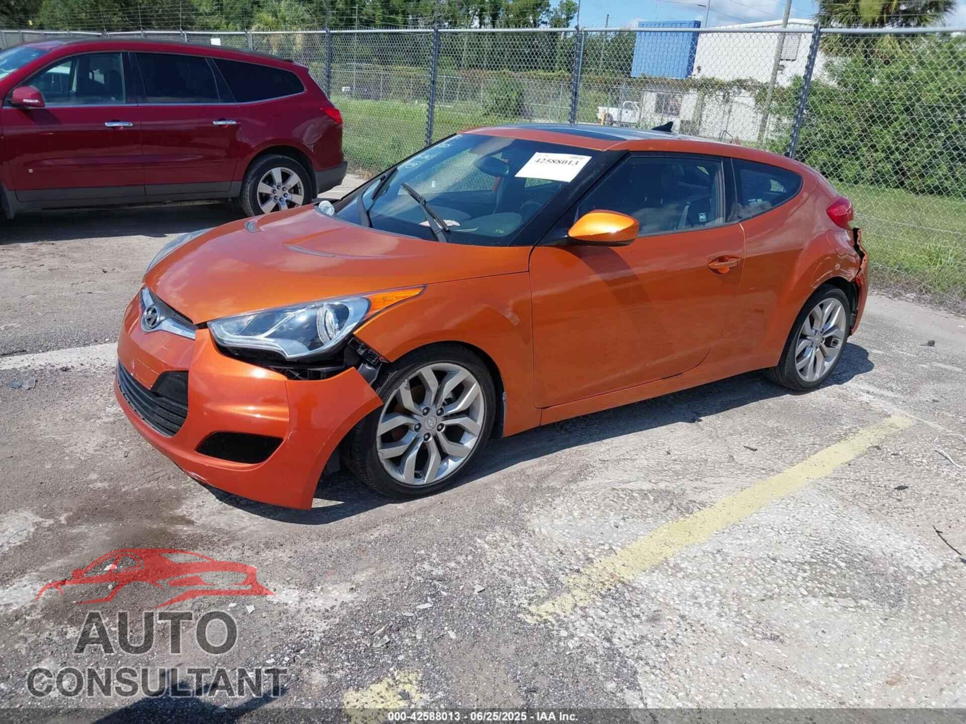 HYUNDAI VELOSTER 2012 - KMHTC6AD4CU069761