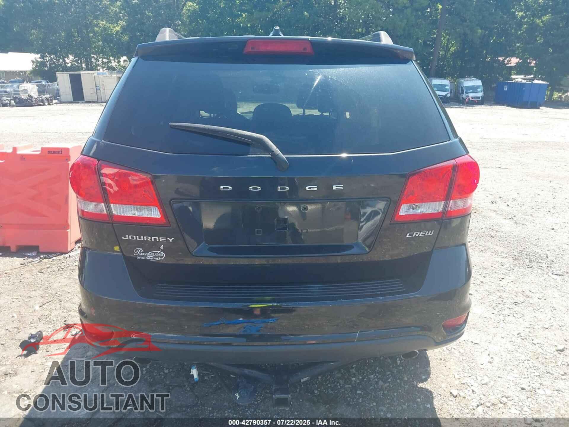 DODGE JOURNEY 2012 - 3C4PDCDG6CT331250